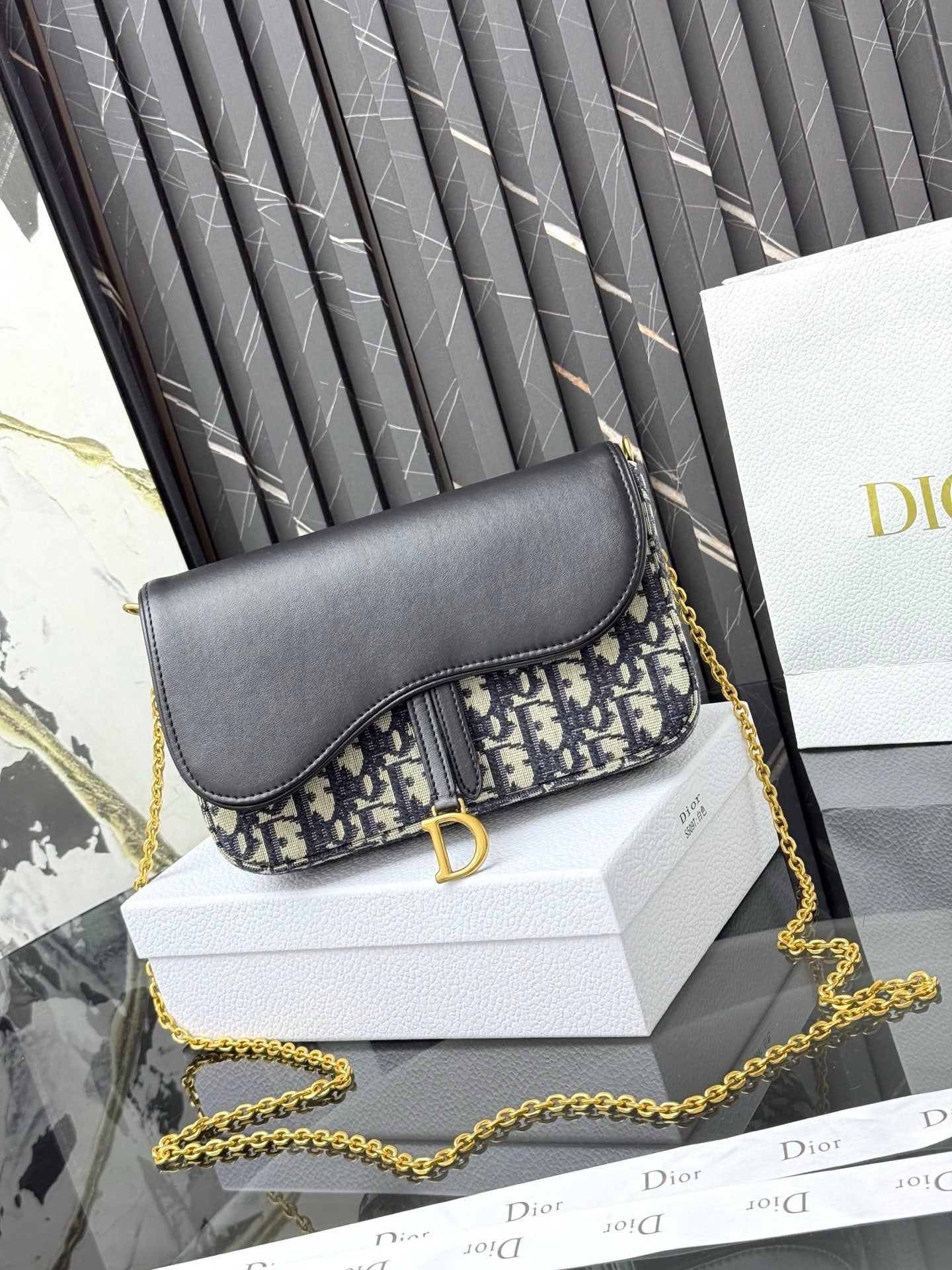 Dior Monogram Flap Handbag Collection – Chain Charm Series