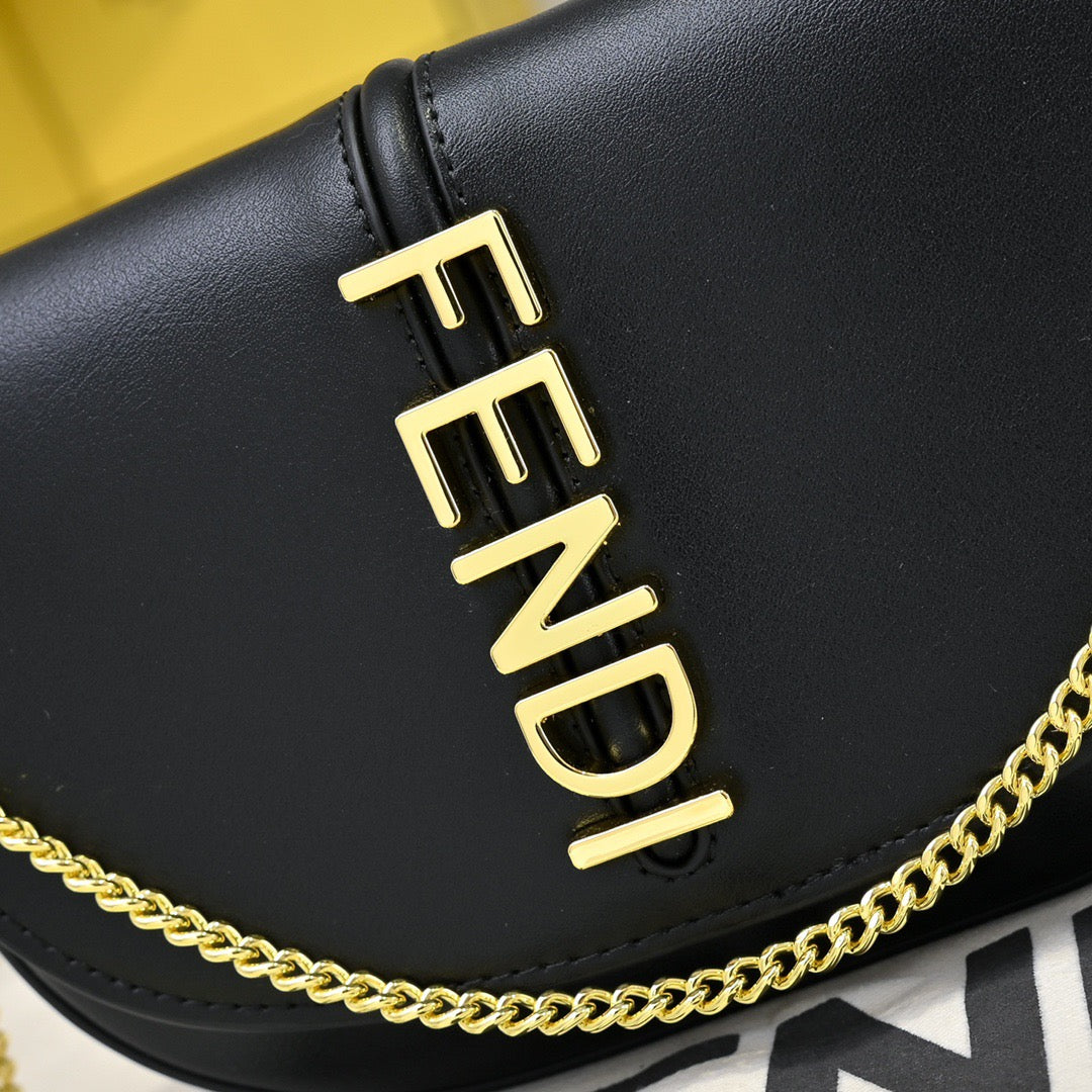 Fendi Half-Moon Chain Handbag Collection – Bold Letter Series