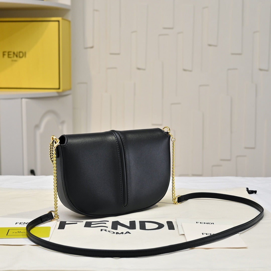 Fendi Half-Moon Chain Handbag Collection – Bold Letter Series