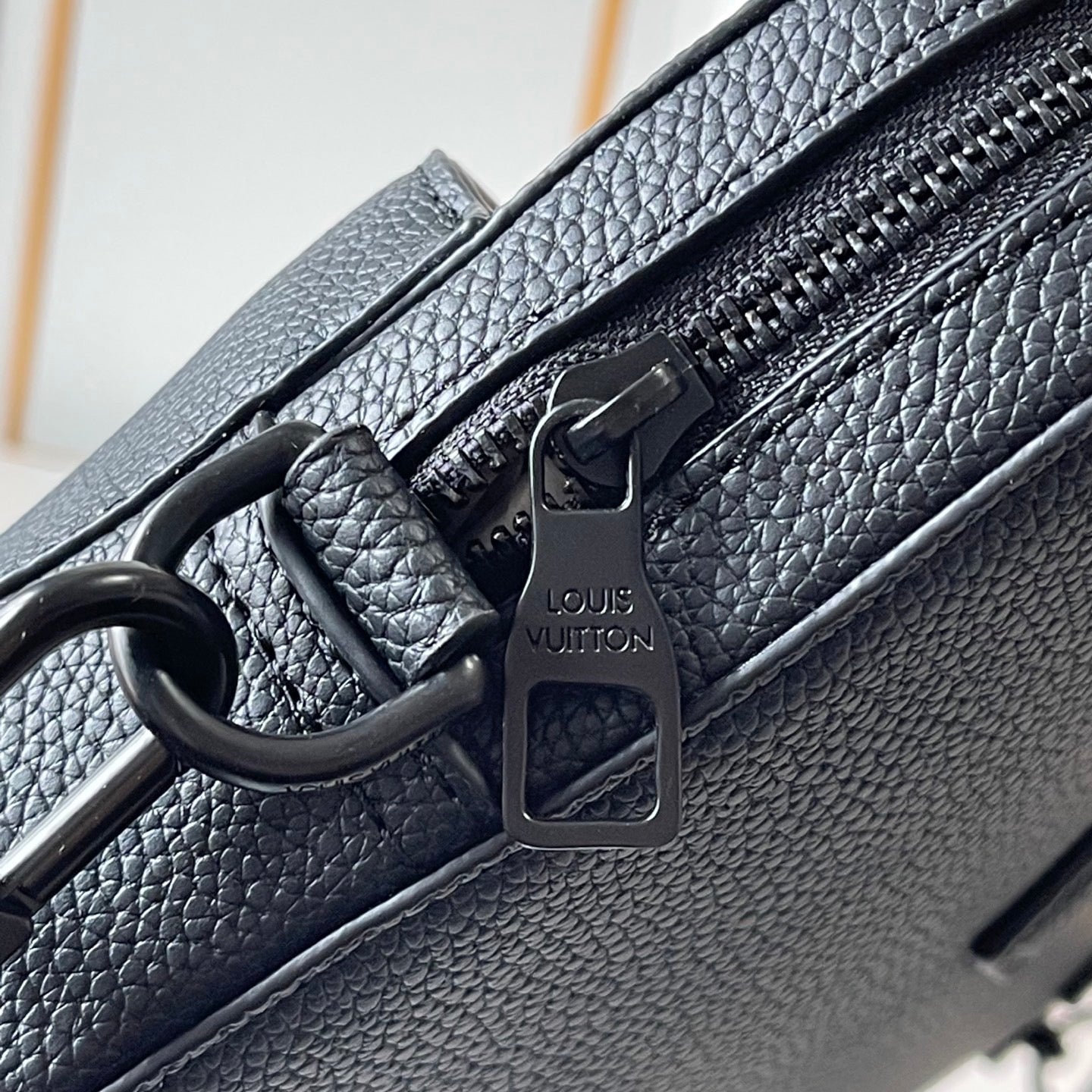 Louis Vuitton Black Leather Briefcase – Executive Luxe Edition