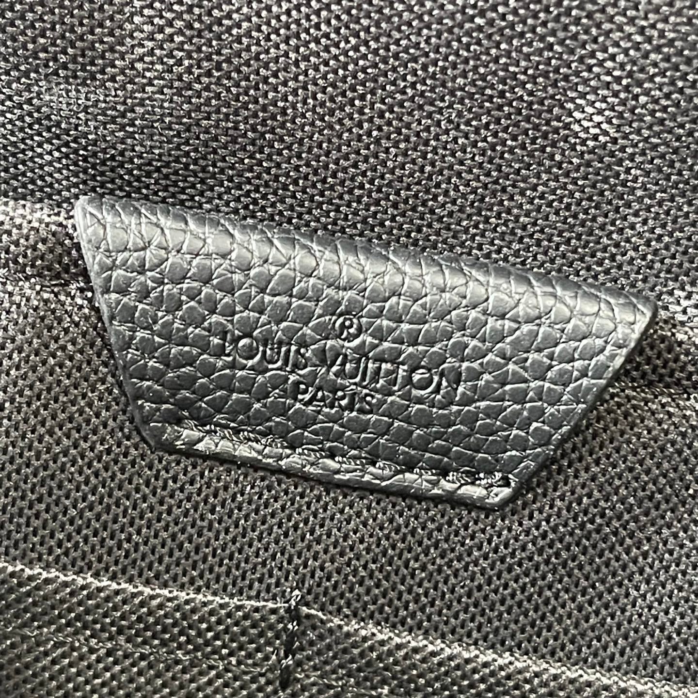 Louis Vuitton Black Leather Briefcase – Executive Luxe Edition