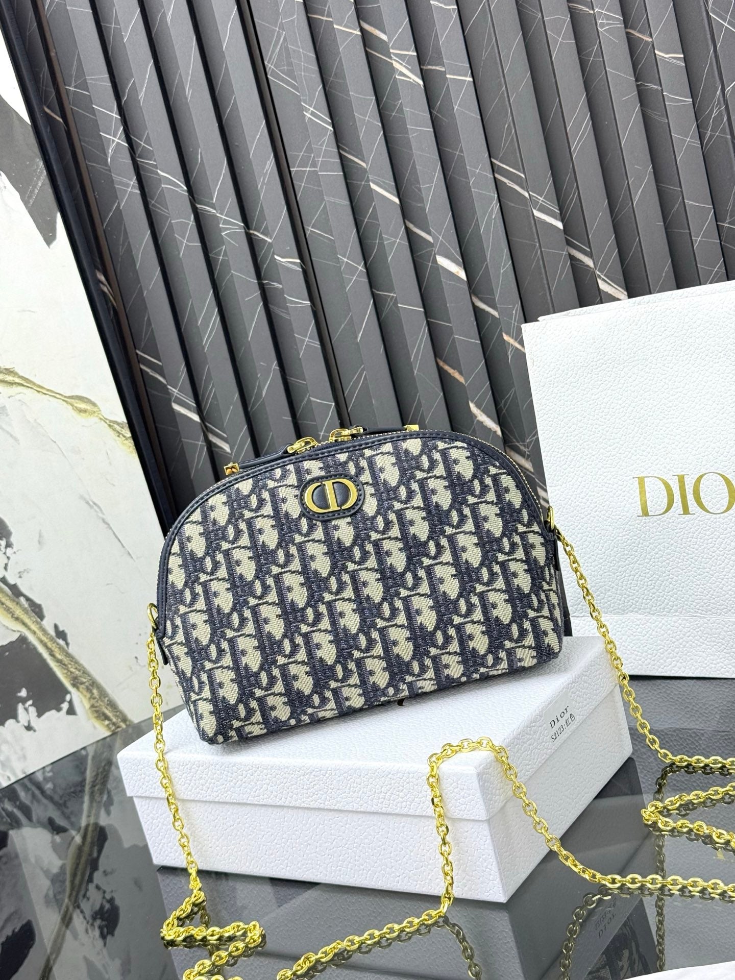 Dior Monogram Cosmetic Pouch Collection – CD Charm Series