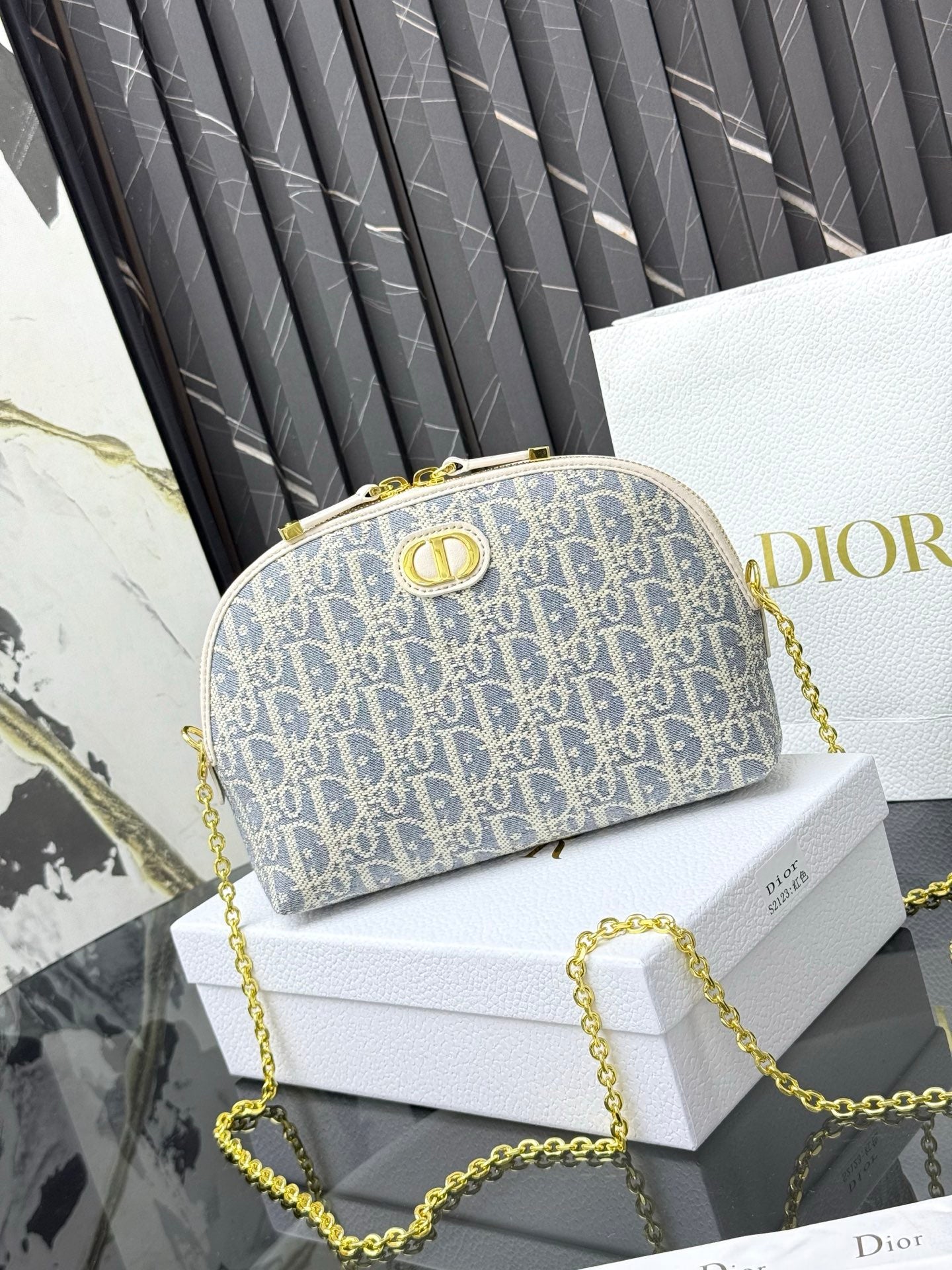 Dior Monogram Cosmetic Pouch Collection – CD Charm Series