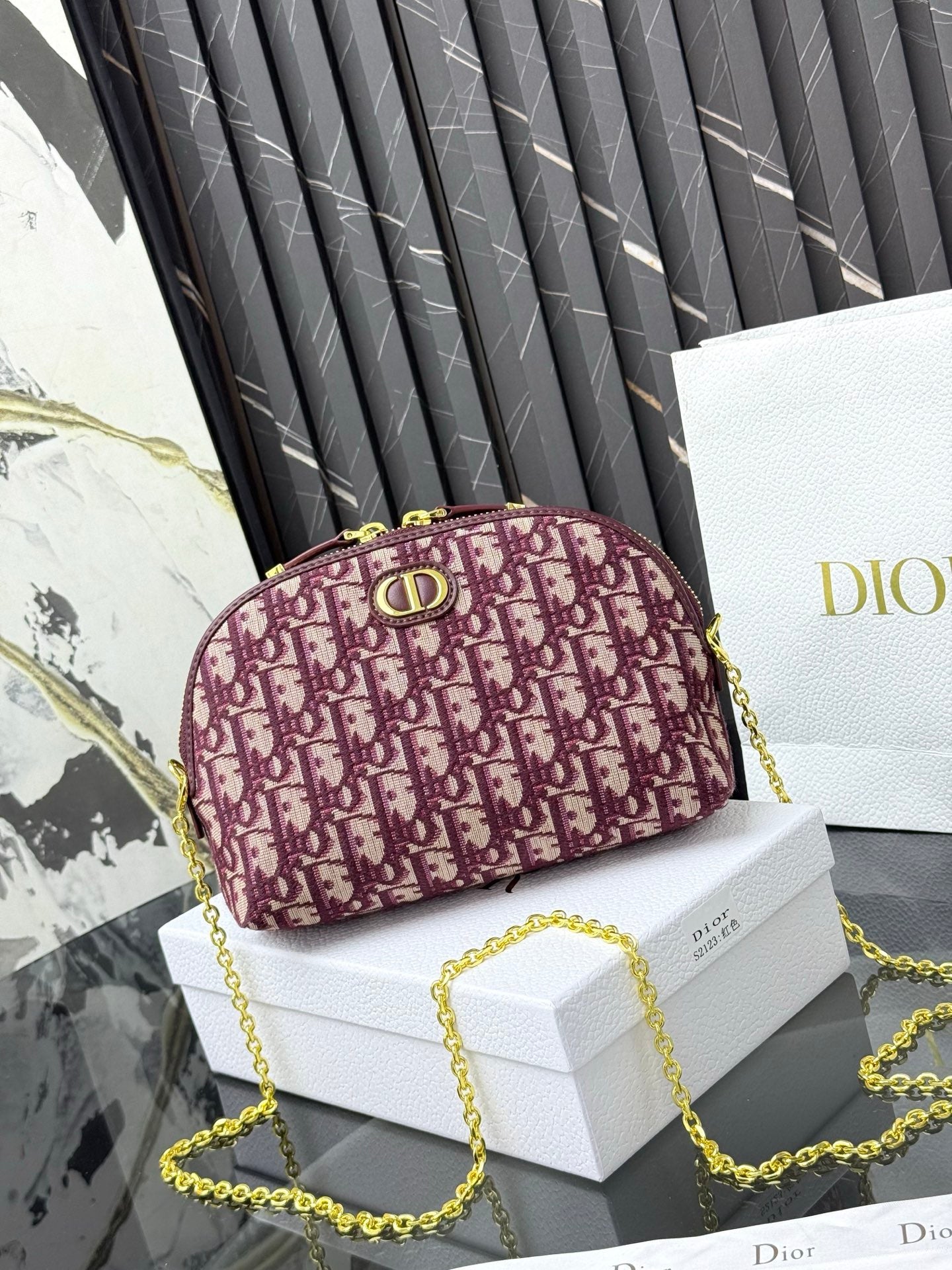 Dior Monogram Cosmetic Pouch Collection – CD Charm Series
