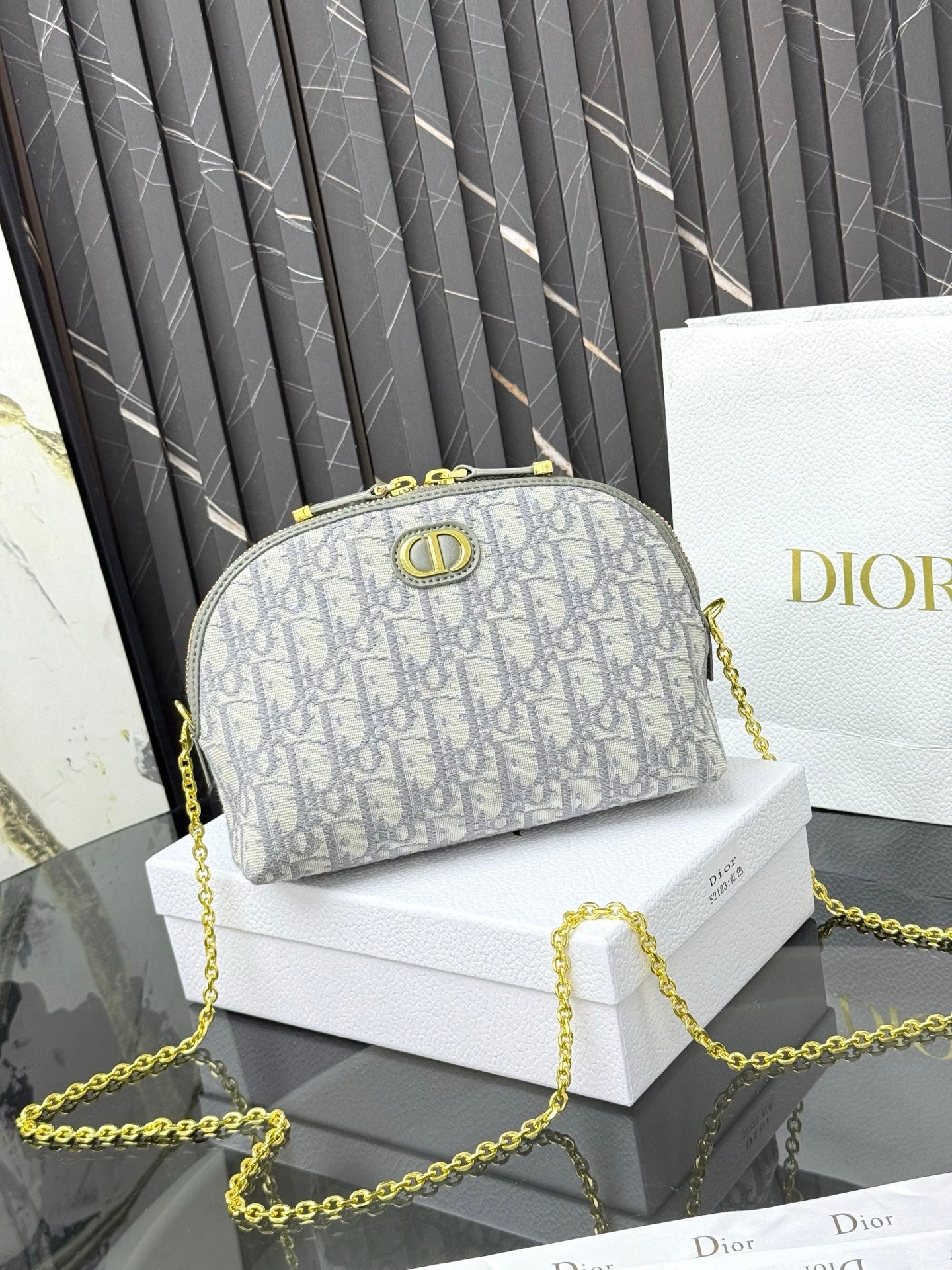 Dior Monogram Cosmetic Pouch Collection – CD Charm Series