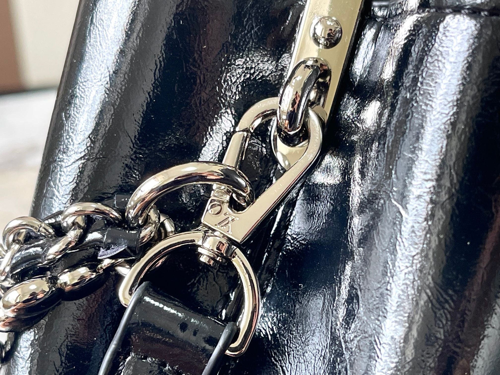 Louis Vuitton Metallic Logo Handbag Collection – Dual Size Luxe Series