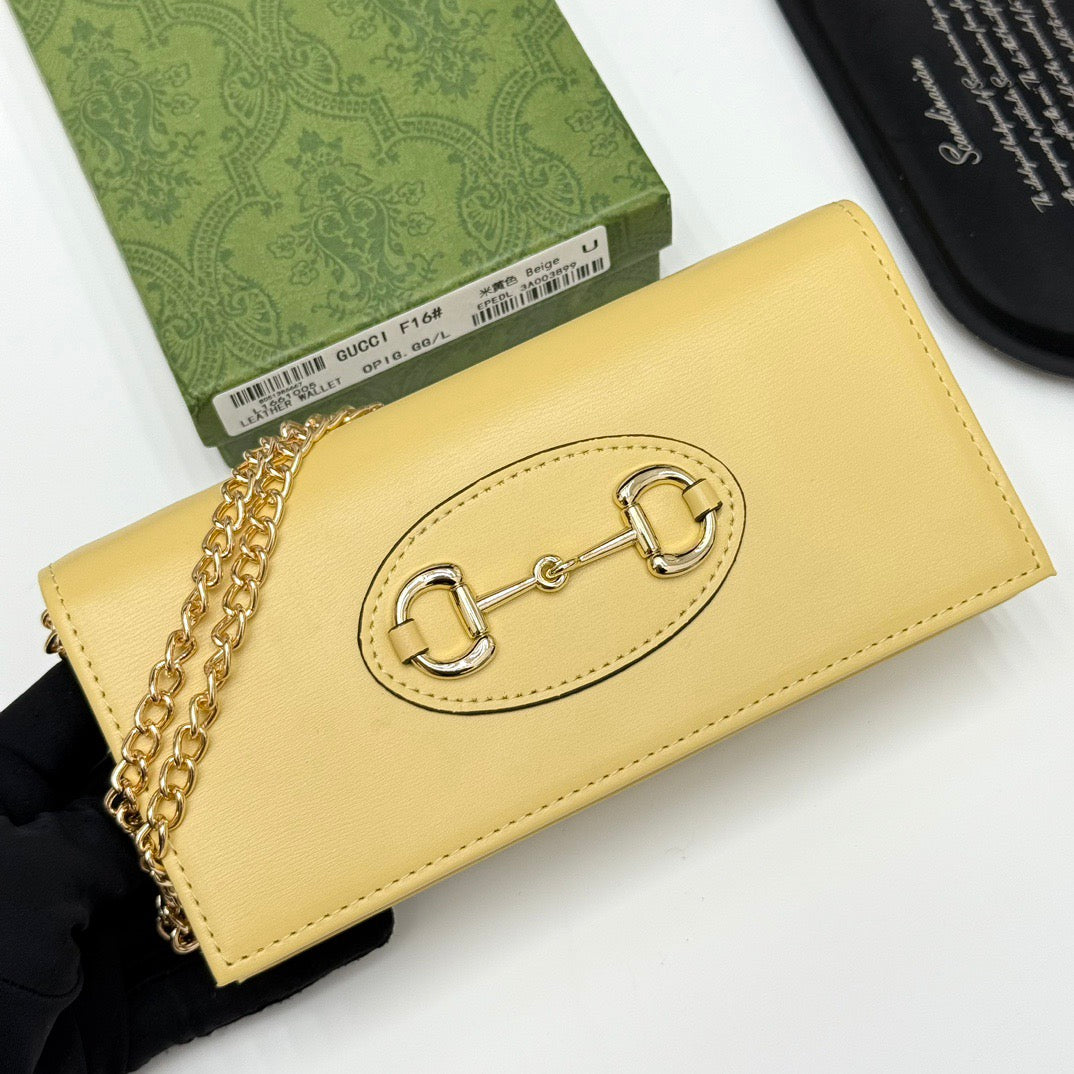 Gucci Horsebit Crossbody Wallet Collection – Signature Chain Edition