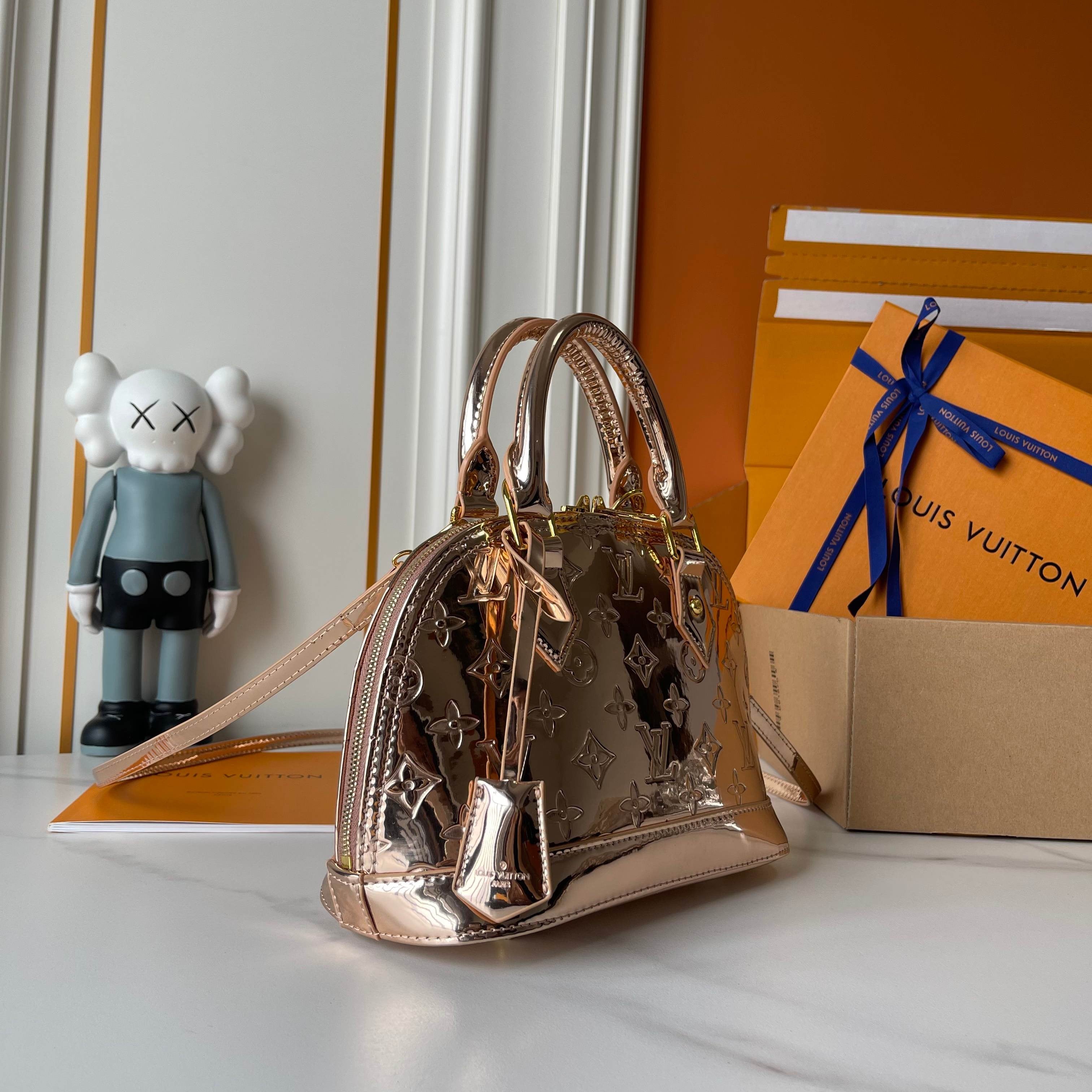 Louis Vuitton Metallic Dome Handbag Collection – Rose Gold & Silver Edition
