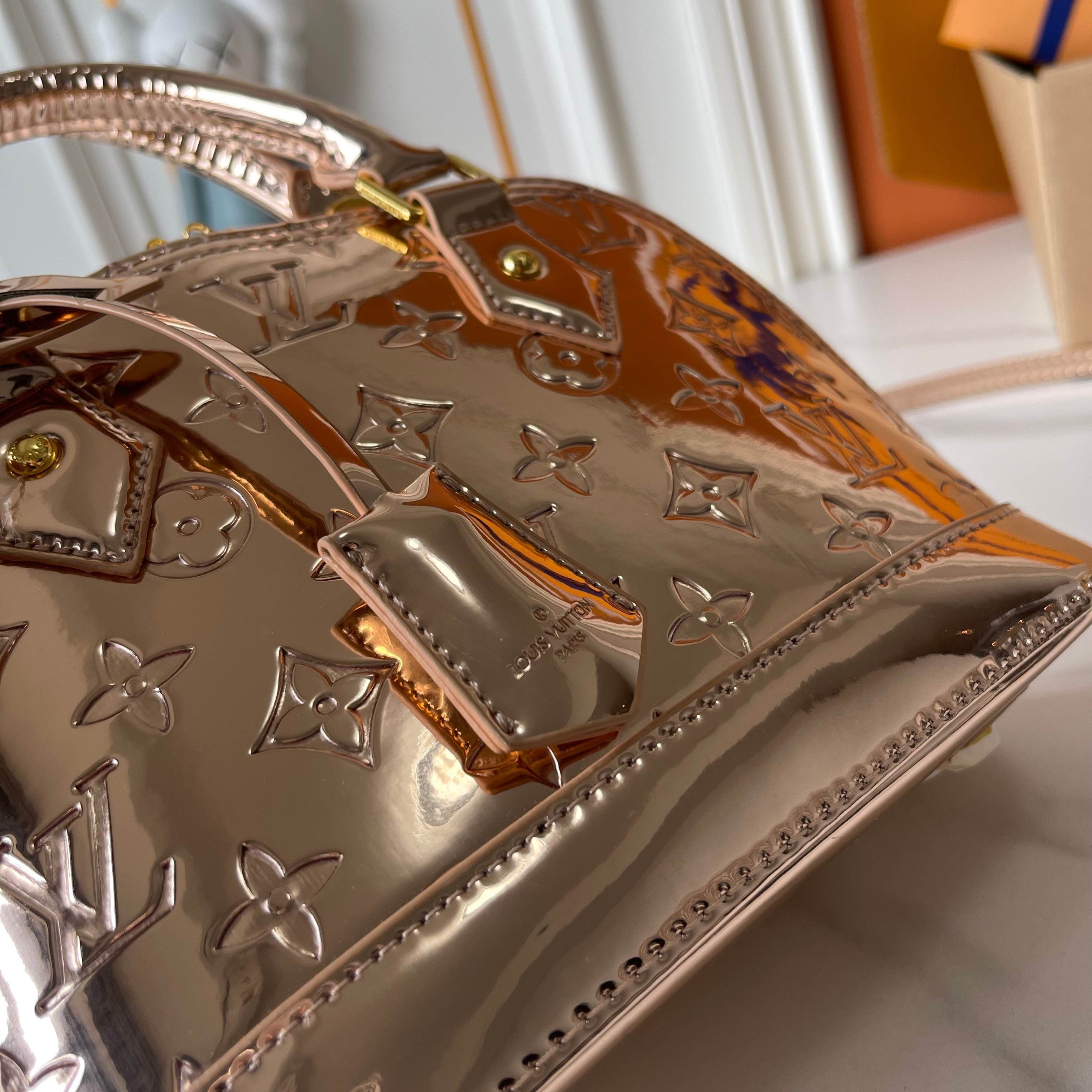 Louis Vuitton Metallic Dome Handbag Collection – Rose Gold & Silver Edition