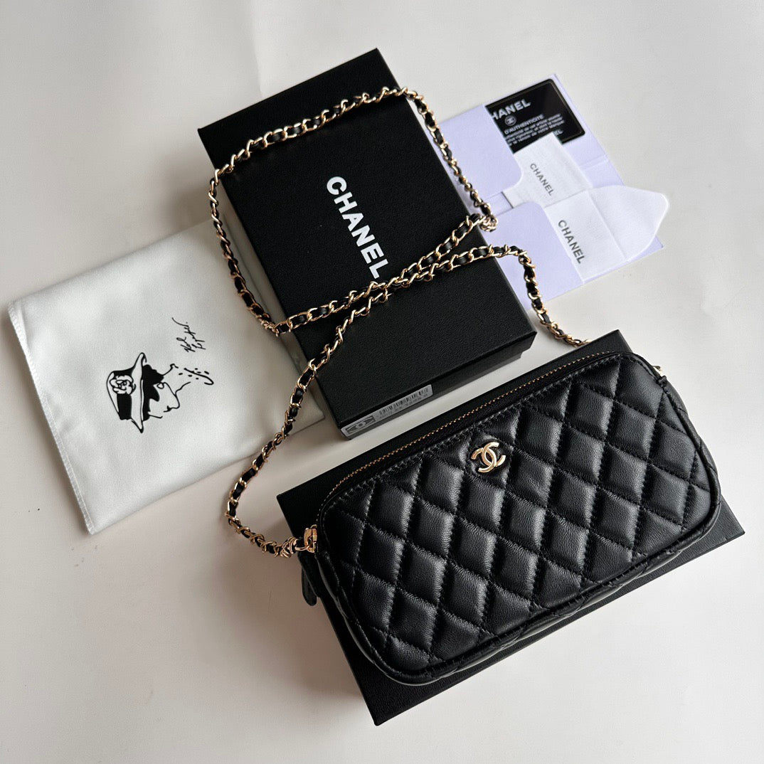 Chanel Quilted Chain Flap Handbag Collection – Classic CC Edition