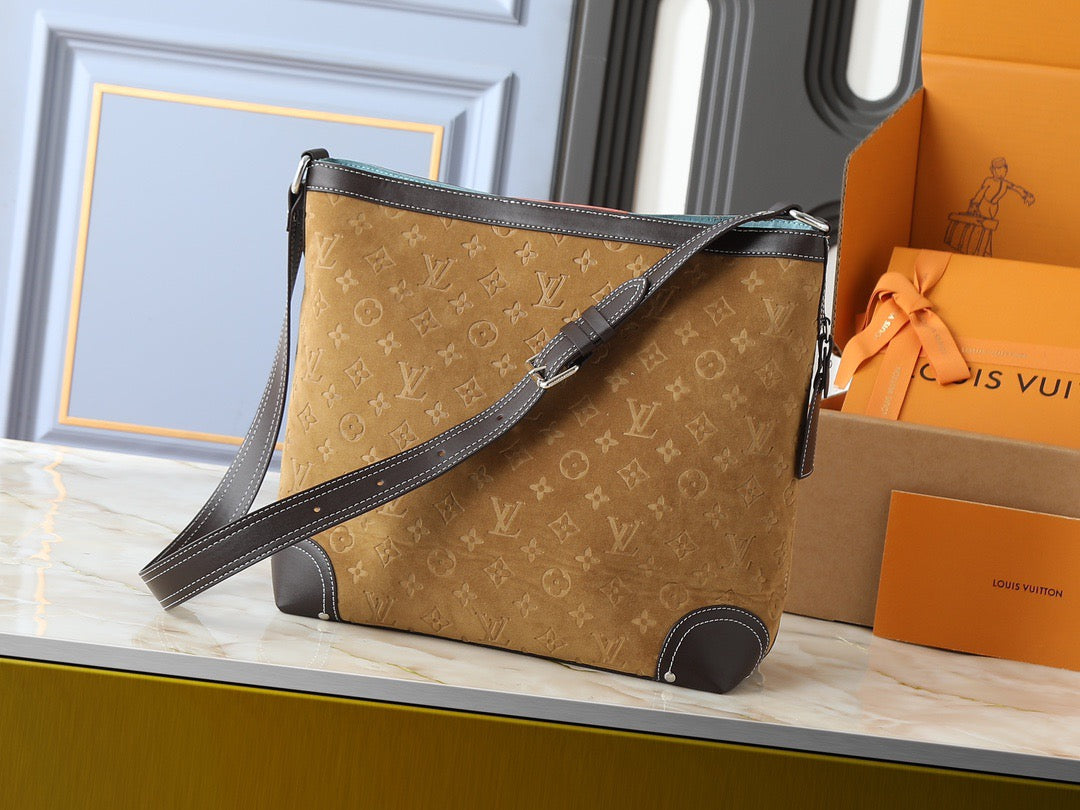 Louis Vuitton Suede Monogram Shoulder Bag – Urban Heritage Edition