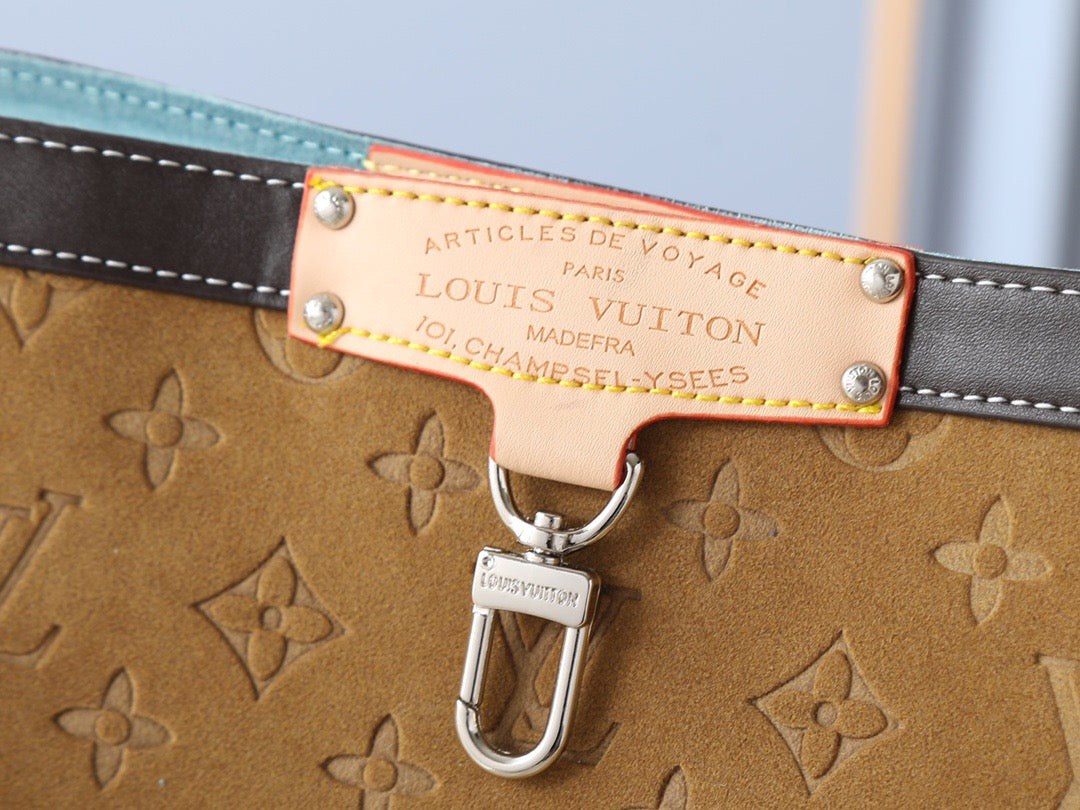 Louis Vuitton Suede Monogram Shoulder Bag – Urban Heritage Edition