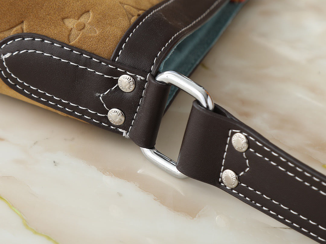 Louis Vuitton Suede Monogram Shoulder Bag – Urban Heritage Edition