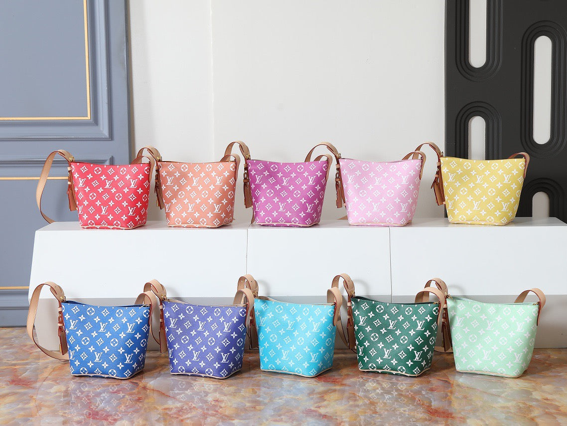 Louis Vuitton Vibrant Monogram Shoulder Bag Collection – Color Spectrum Edition