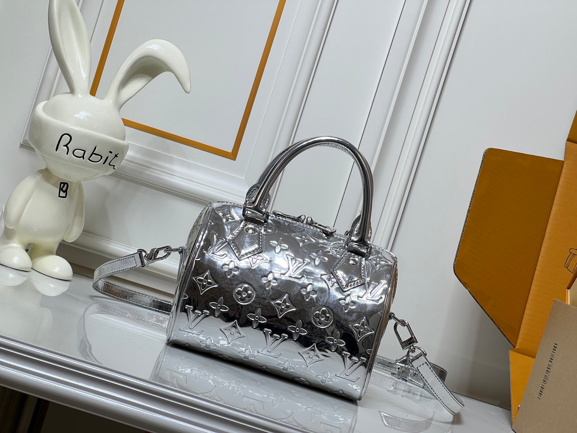 Louis Vuitton Metallic Monogram Handbag Duo – Rose & Silver Luxe Edition