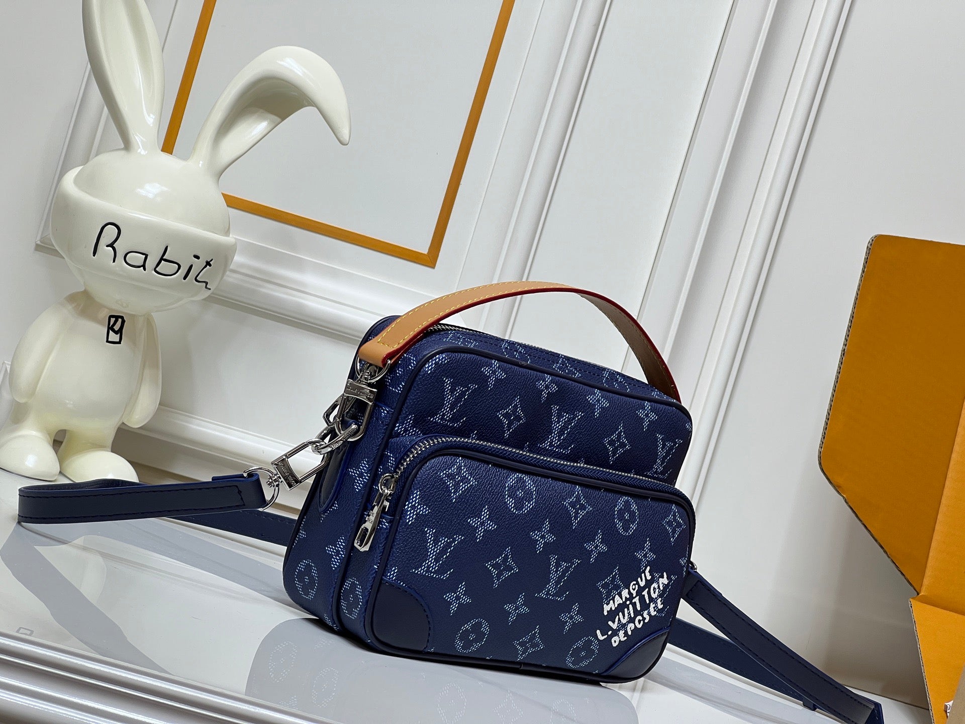 Louis Vuitton Blue Monogram Statement Bag – Heritage Remix Edition