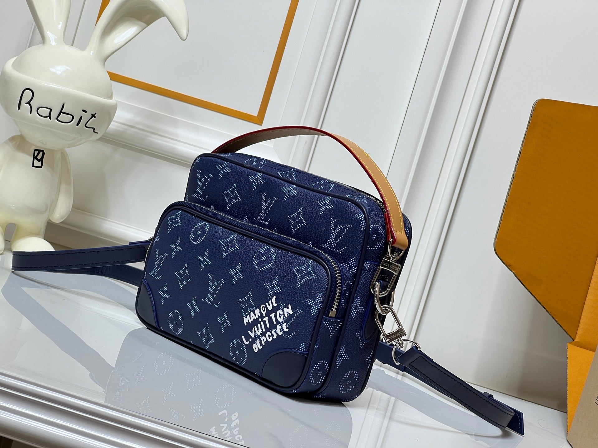 Louis Vuitton Blue Monogram Statement Bag – Heritage Remix Edition