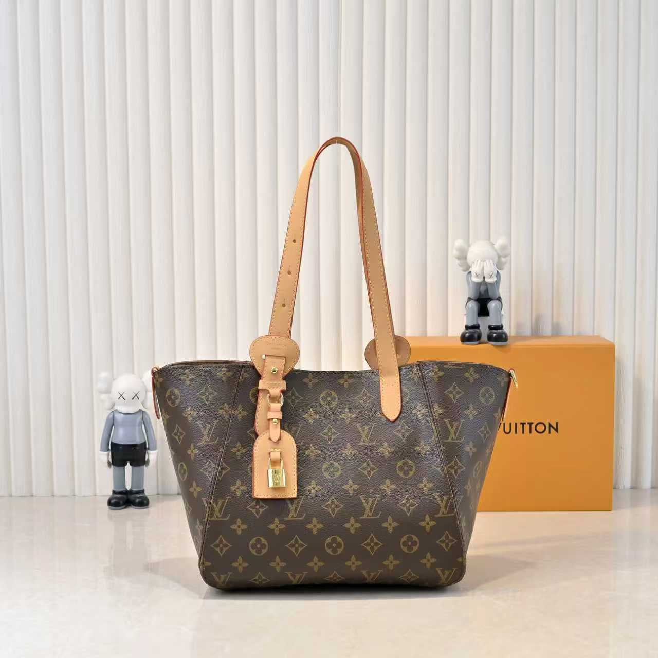 Louis Vuitton Burgundy Monogram Tote Bag – Deep Luxe Edition