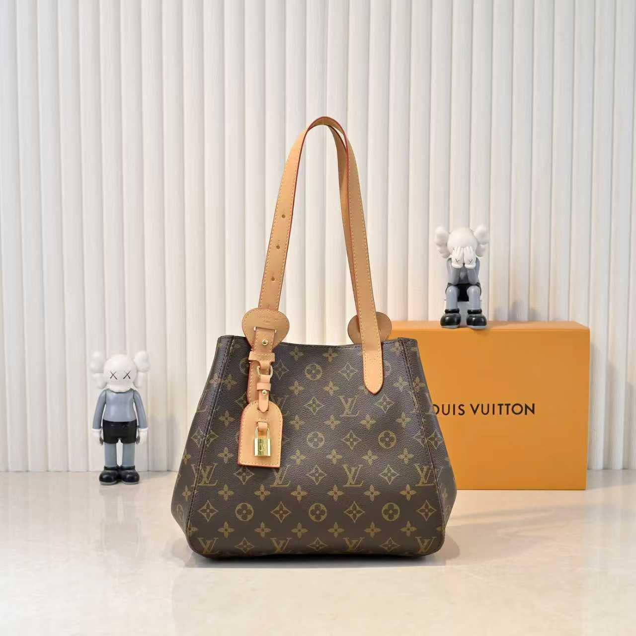 Louis Vuitton Burgundy Monogram Tote Bag – Deep Luxe Edition