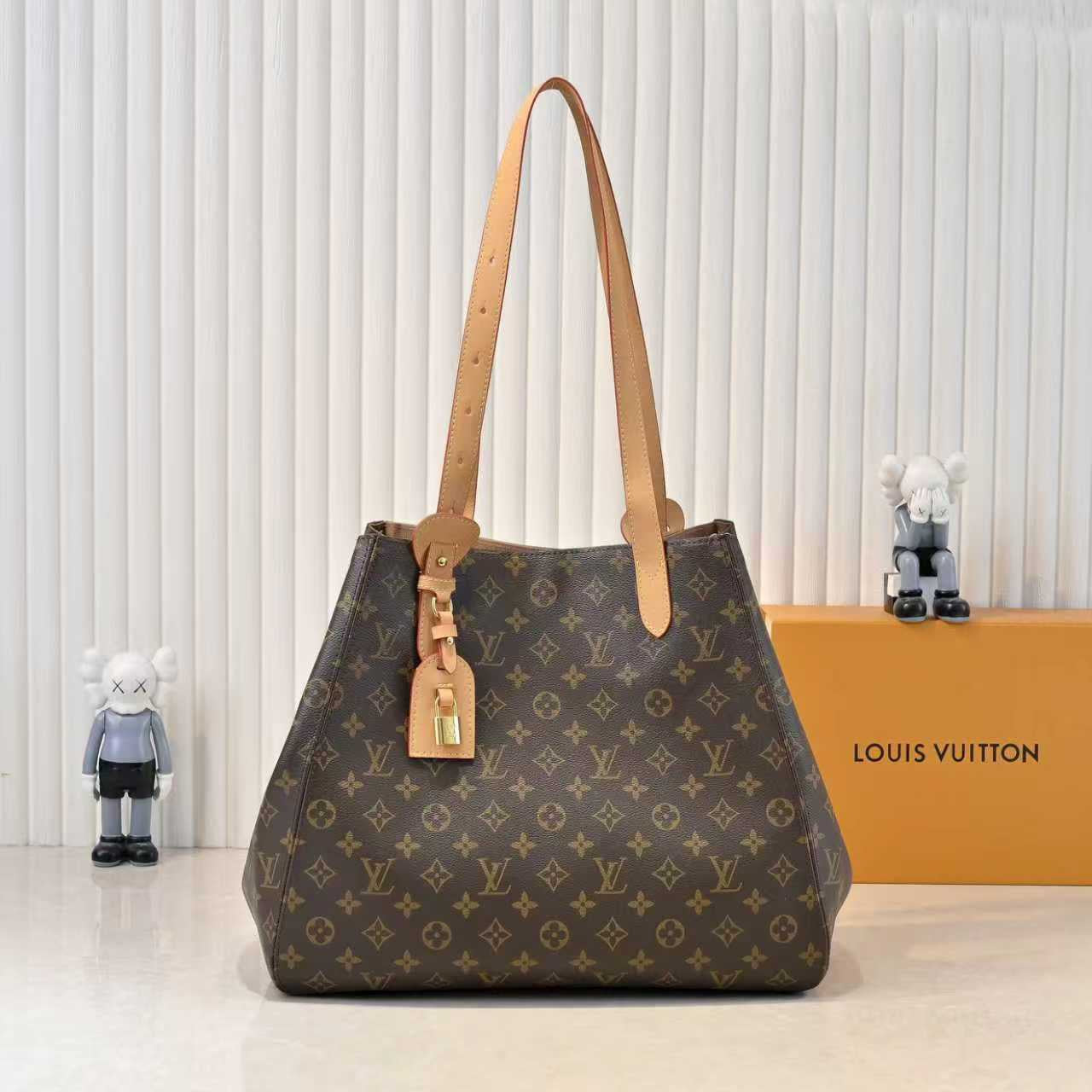 Louis Vuitton Burgundy Monogram Tote Bag – Deep Luxe Edition