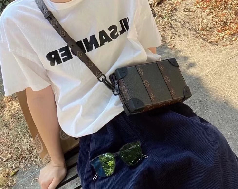 Louis Vuitton Monogram Crossbody Bag & Wallet Set