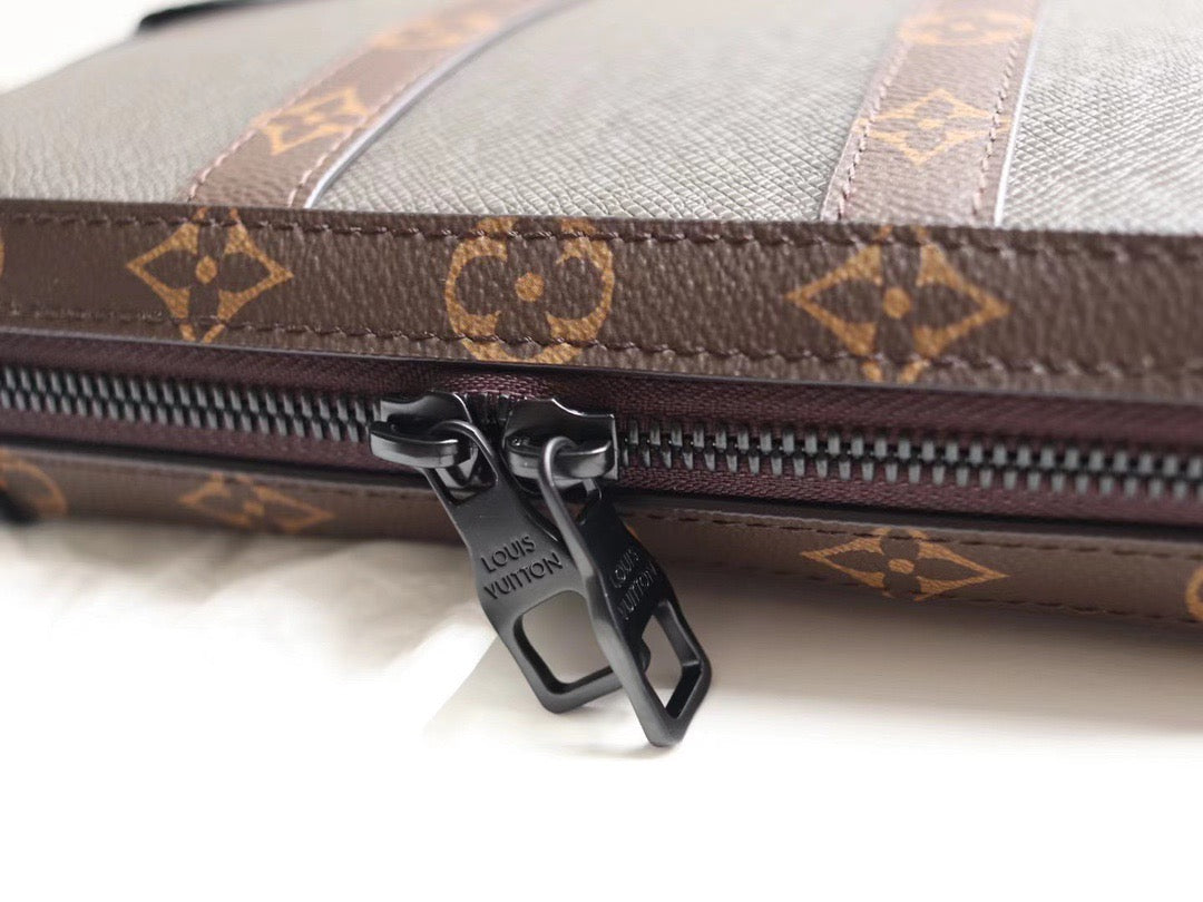 Louis Vuitton Monogram Crossbody Bag & Wallet Set
