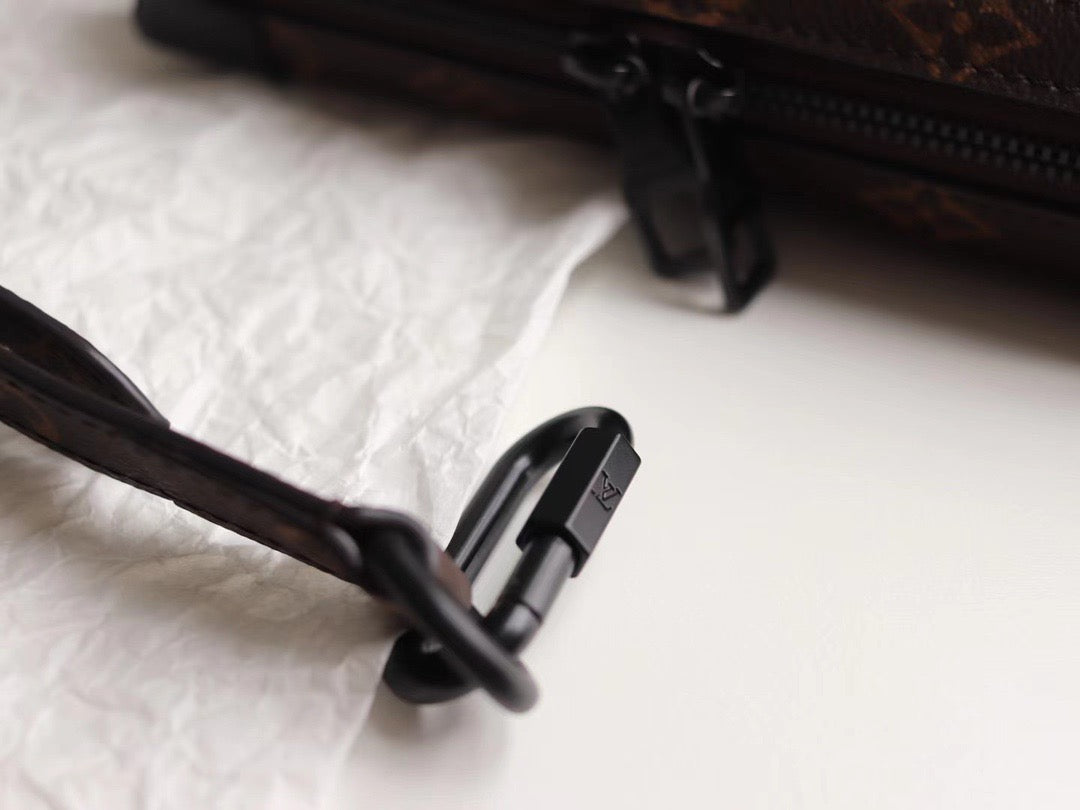 Louis Vuitton Monogram Crossbody Bag & Wallet Set