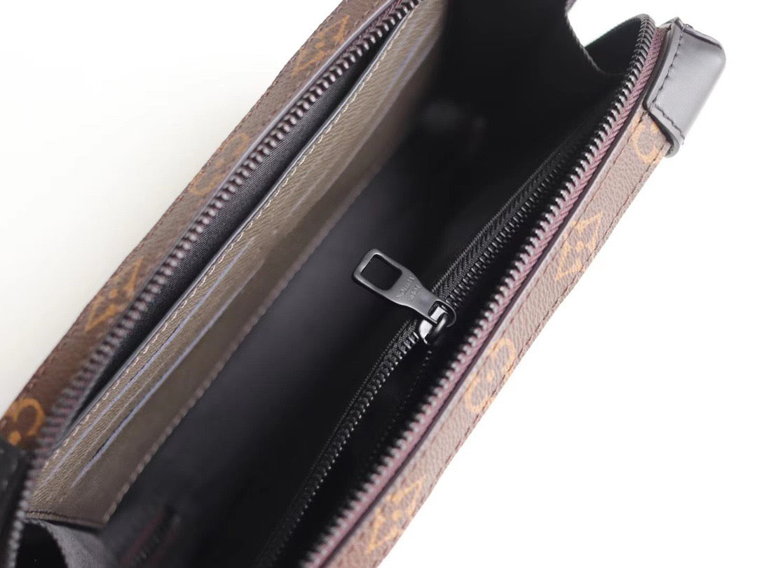 Louis Vuitton Monogram Crossbody Bag & Wallet Set