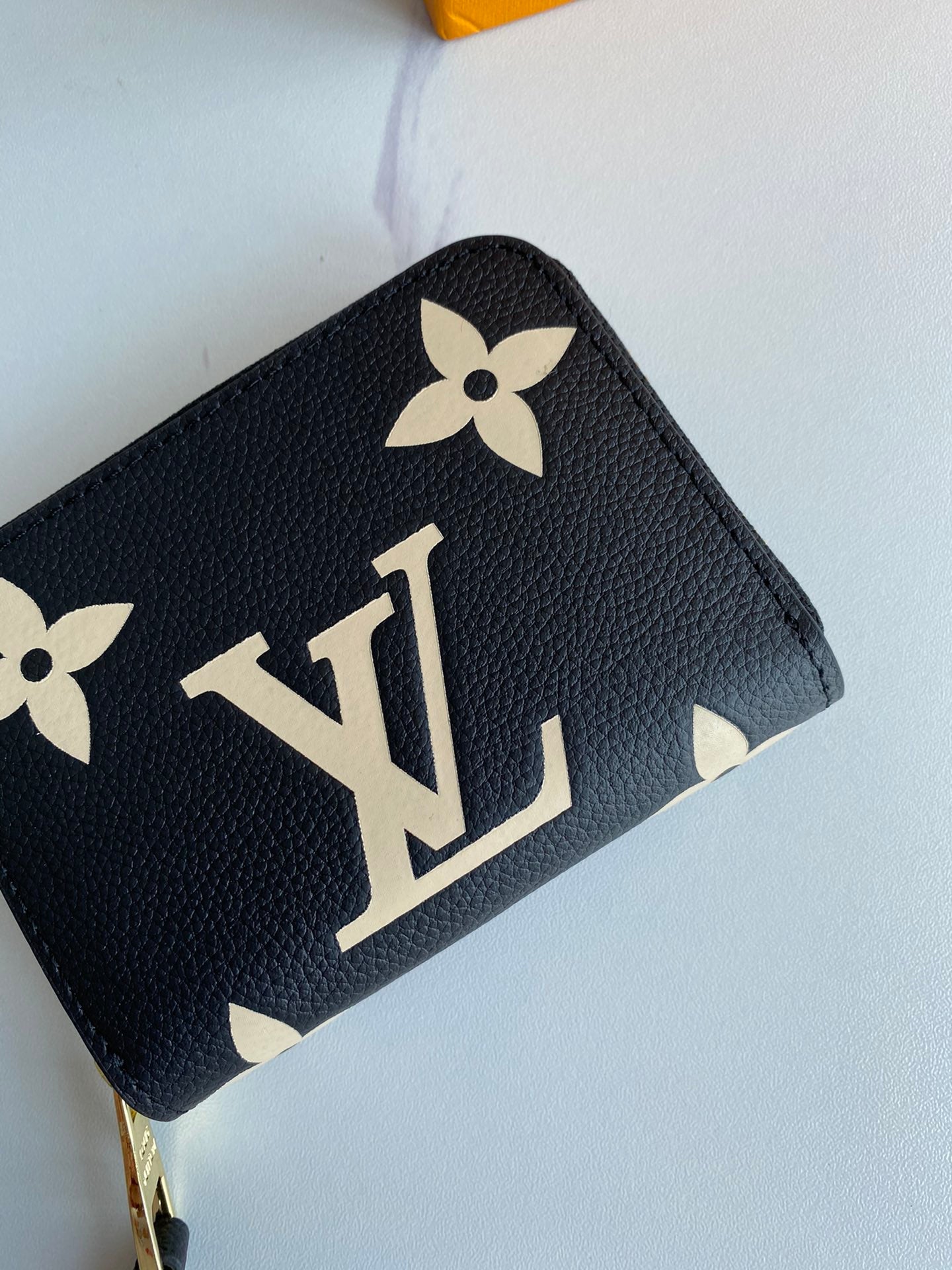 Louis Vuitton Black Monogram Zipper Wallet