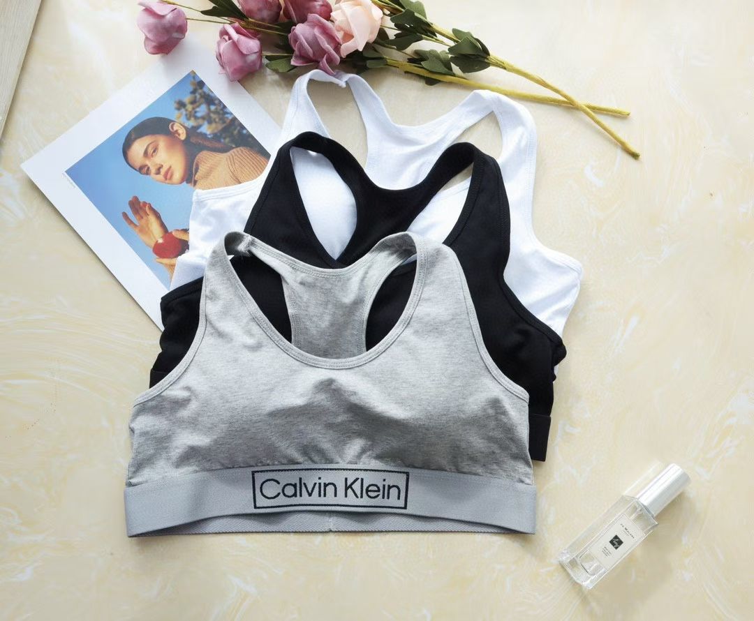 Calvin Klein Women’s Underwear Sets – Sports Bras & Panties in Gray, Black & White