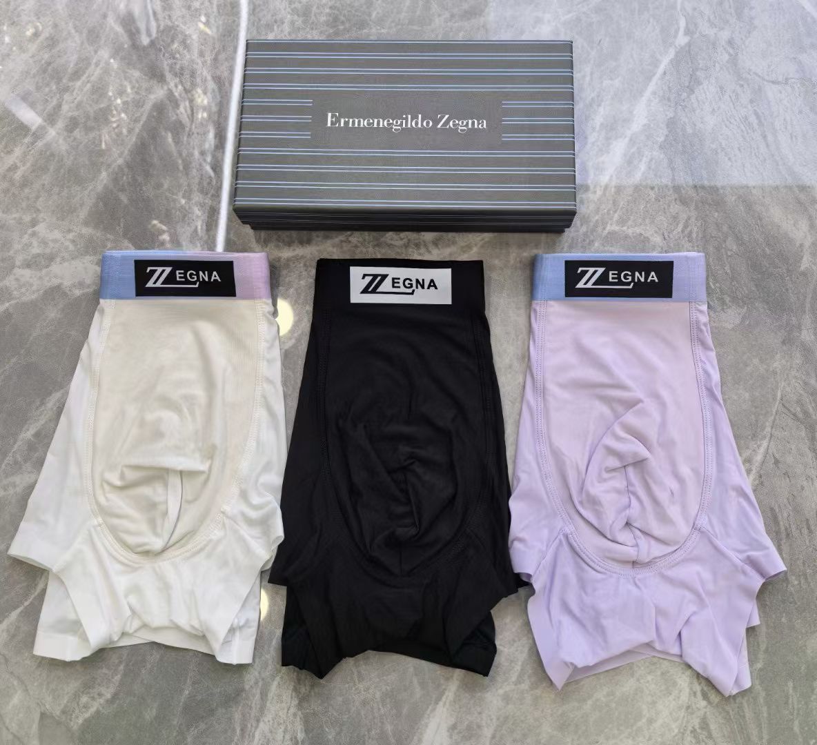 Zegna MonoFlex Briefs – Signature Stripe Edition