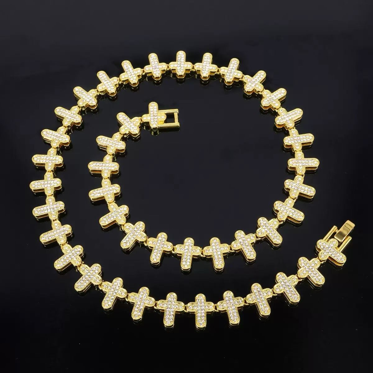 Arrow, Cross & Skull Jewelry Collection – Gold & Silver Cuban Link Necklaces & Bracelets