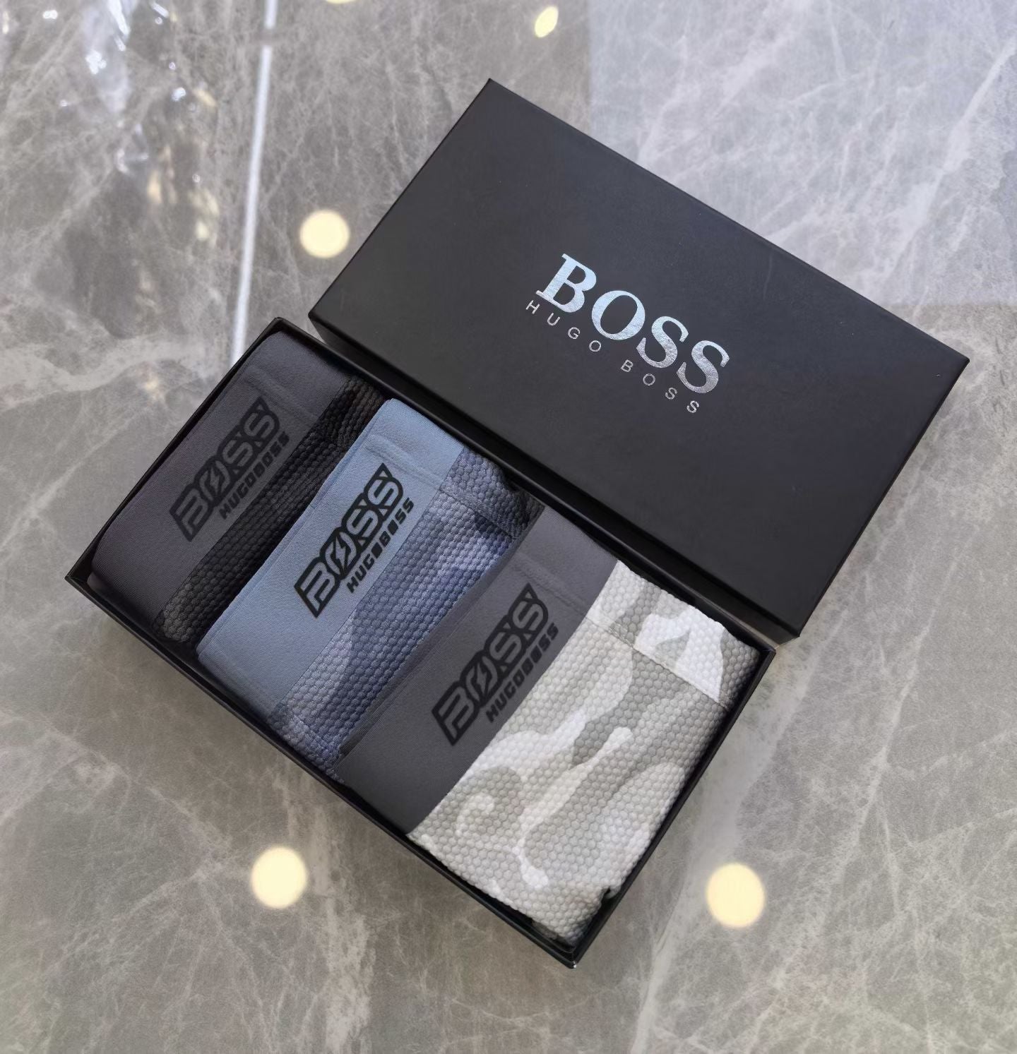 Hugo Boss’s PatternFlex Briefs from the Urban Fade Edition