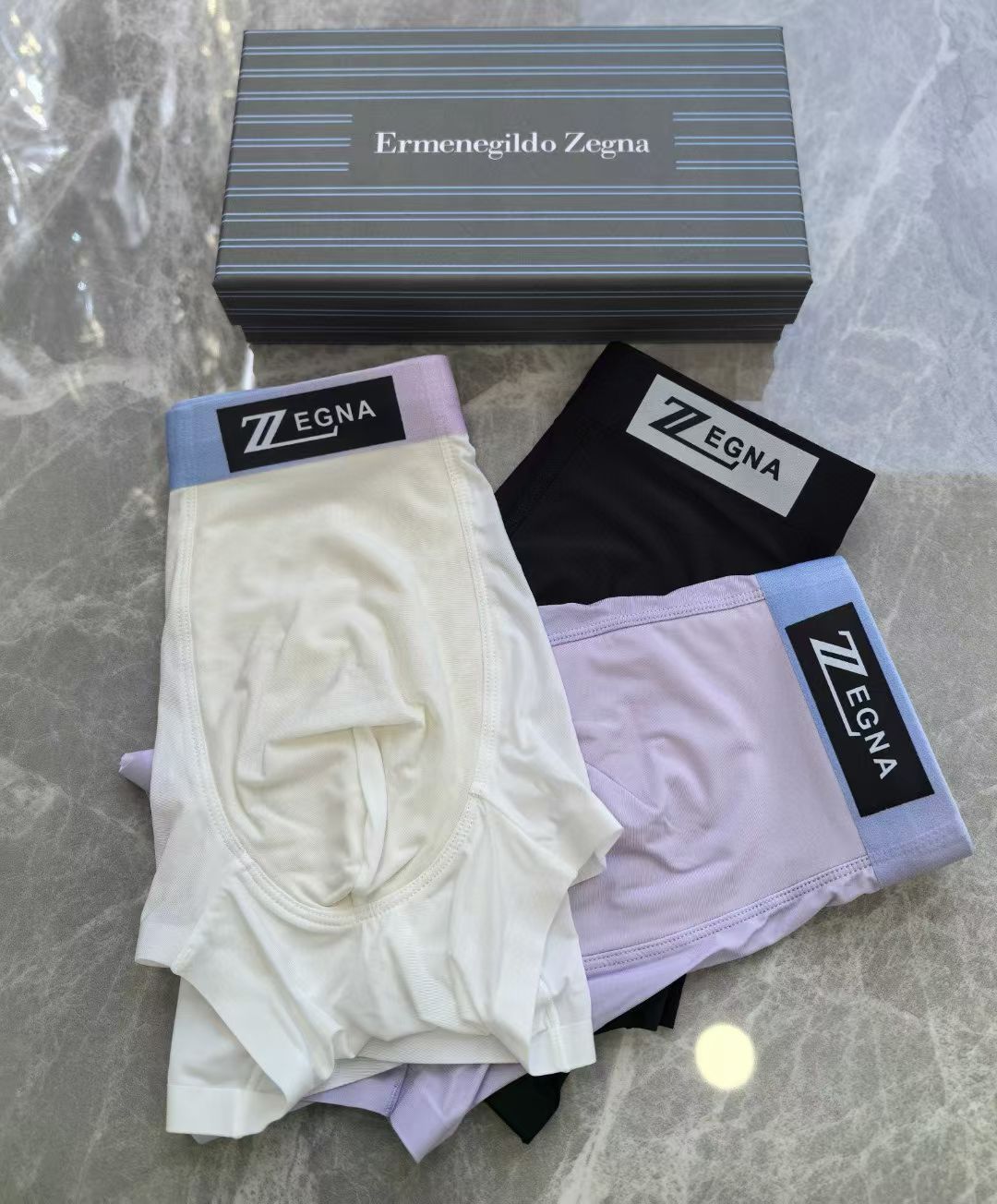 Zegna MonoFlex Briefs – Signature Stripe Edition