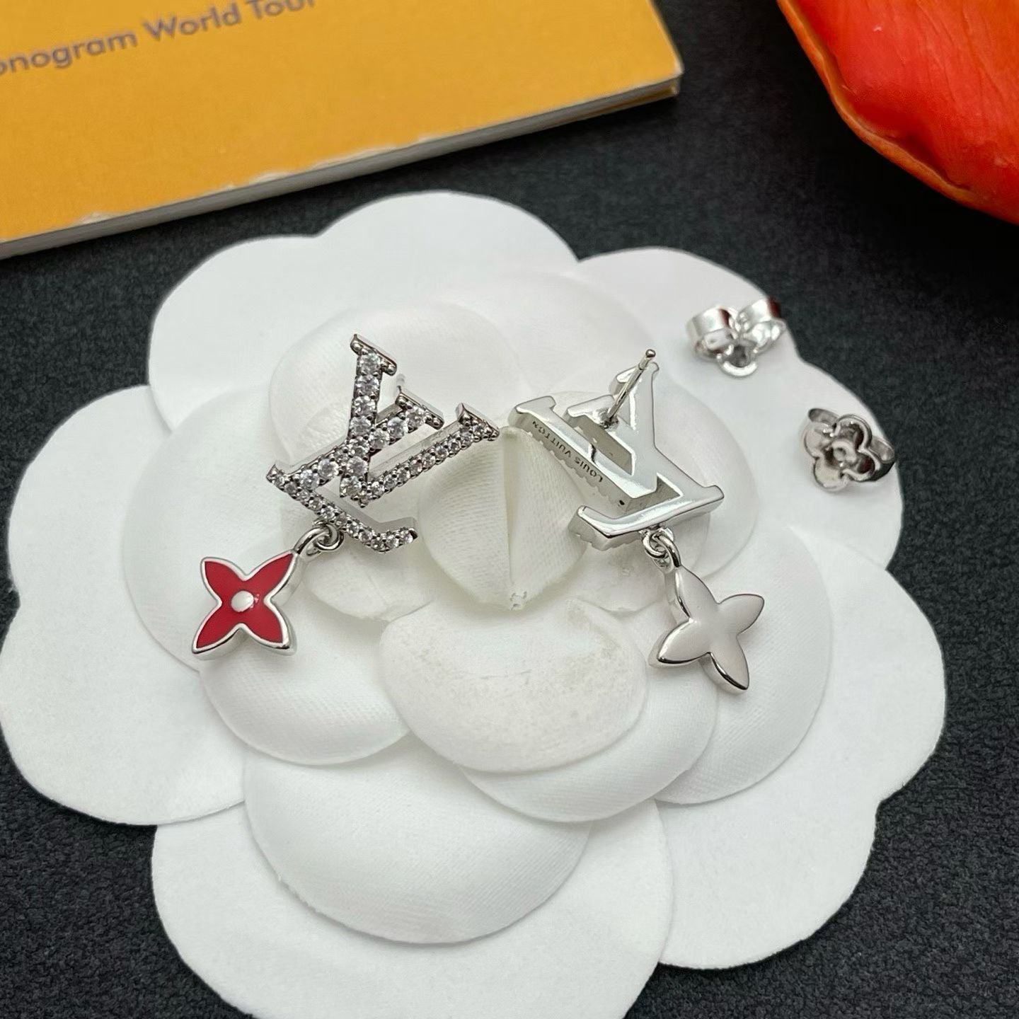 Louis Vuitton Monogram World Tour Earrings