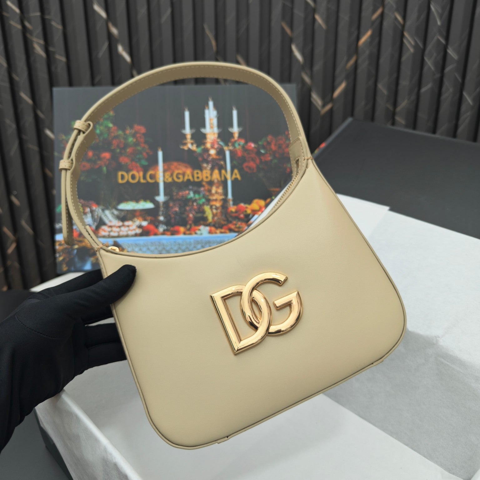 Dolce & Gabbana DG Logo Handbag Matte Leather