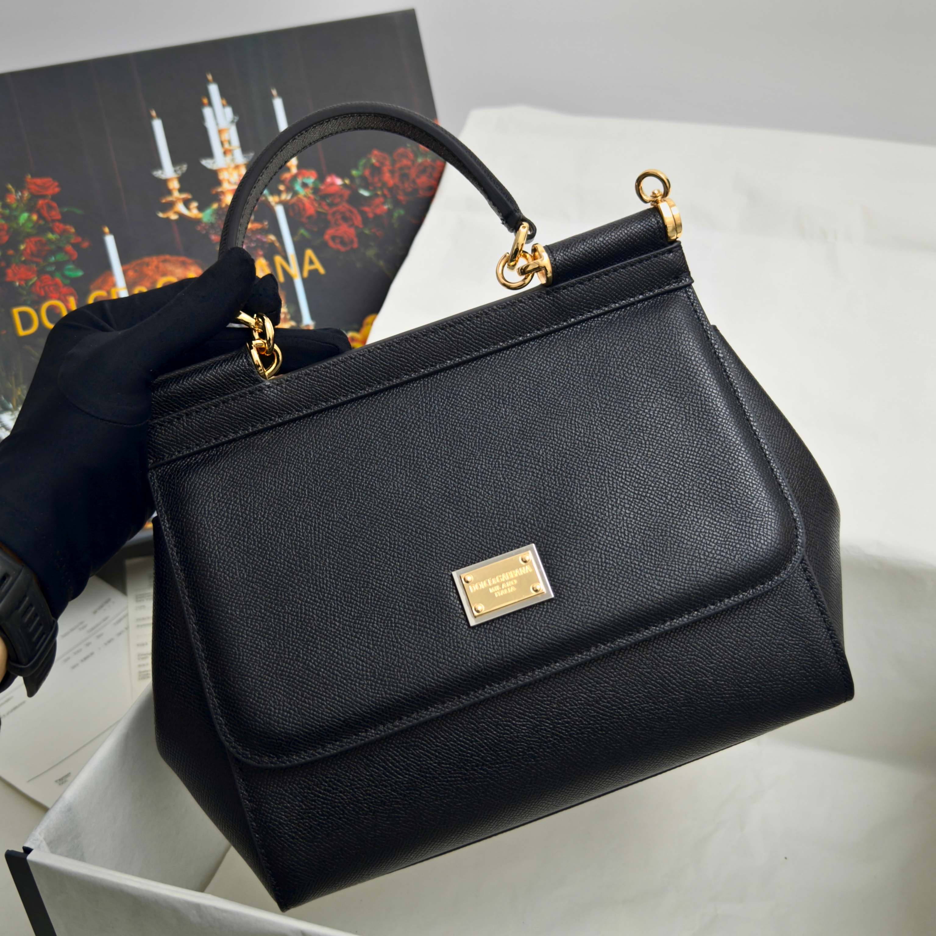 Dolce & Gabbana Classic Calfskin Handbag
