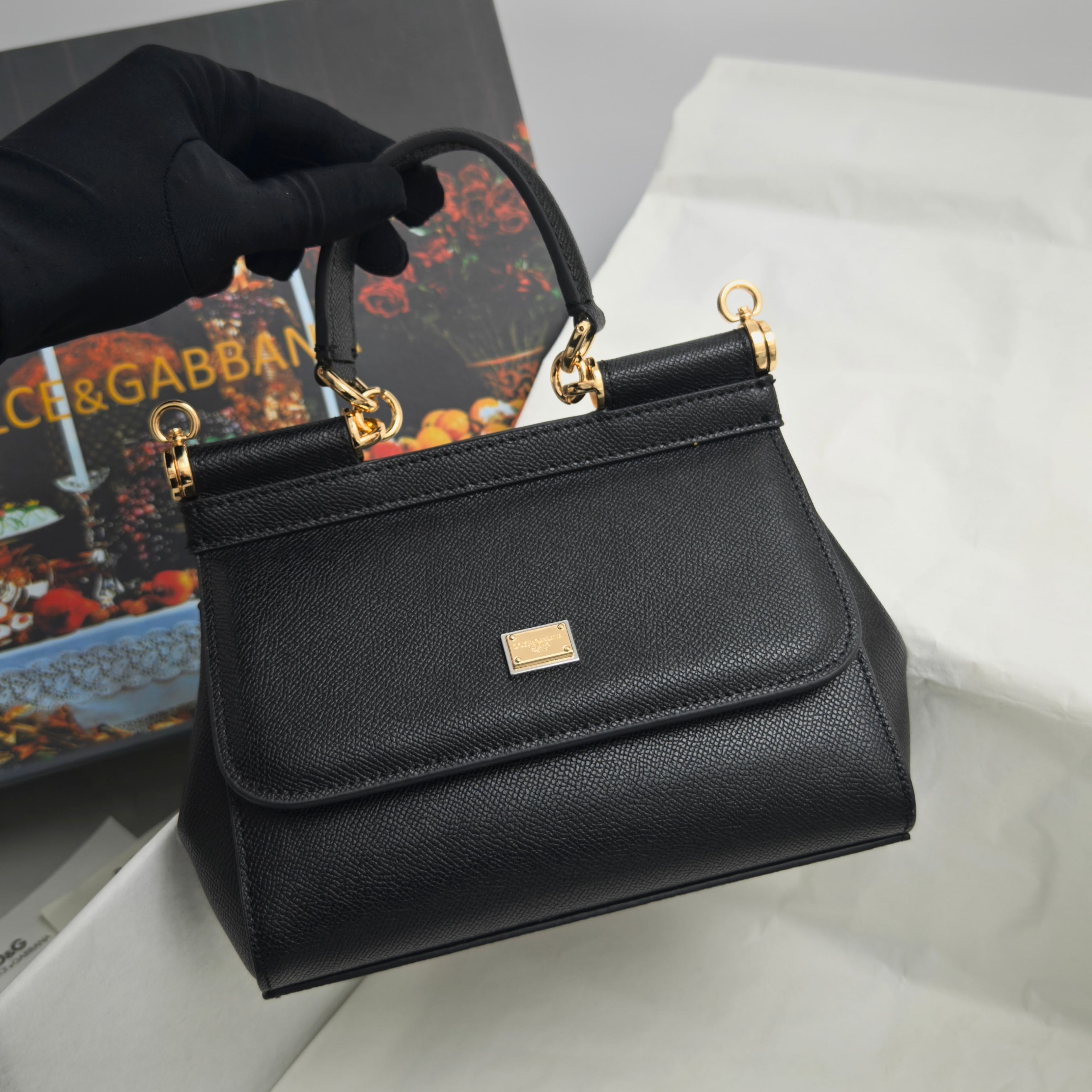 Dolce & Gabbana Classic Calfskin Handbag