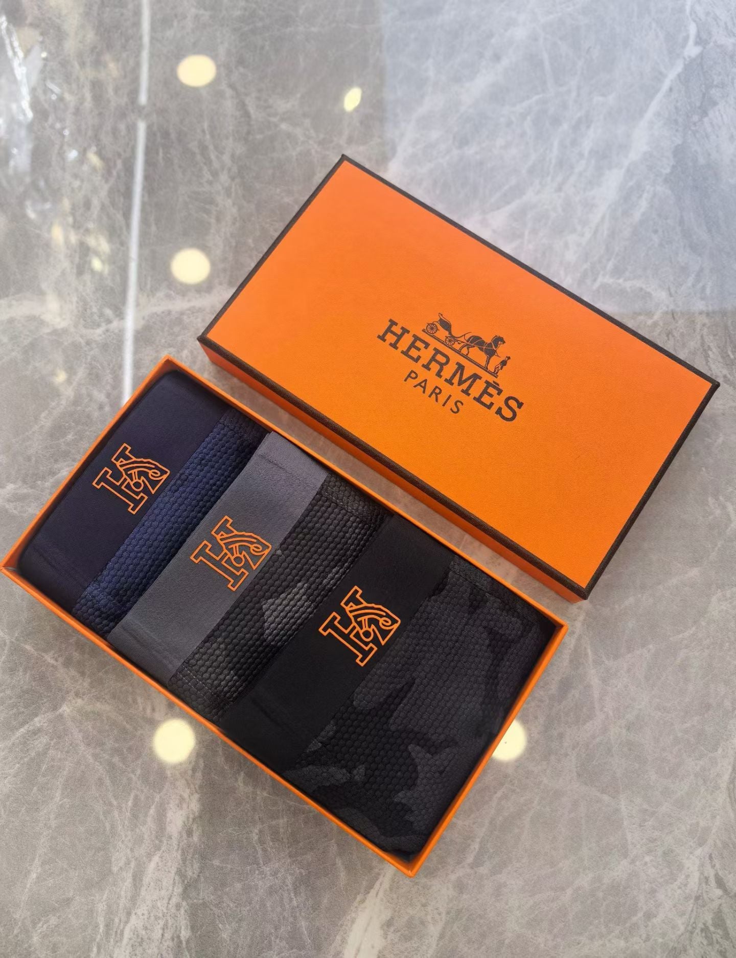 Hermès Cavaluxe Briefs – Camouflage Emblem Edition