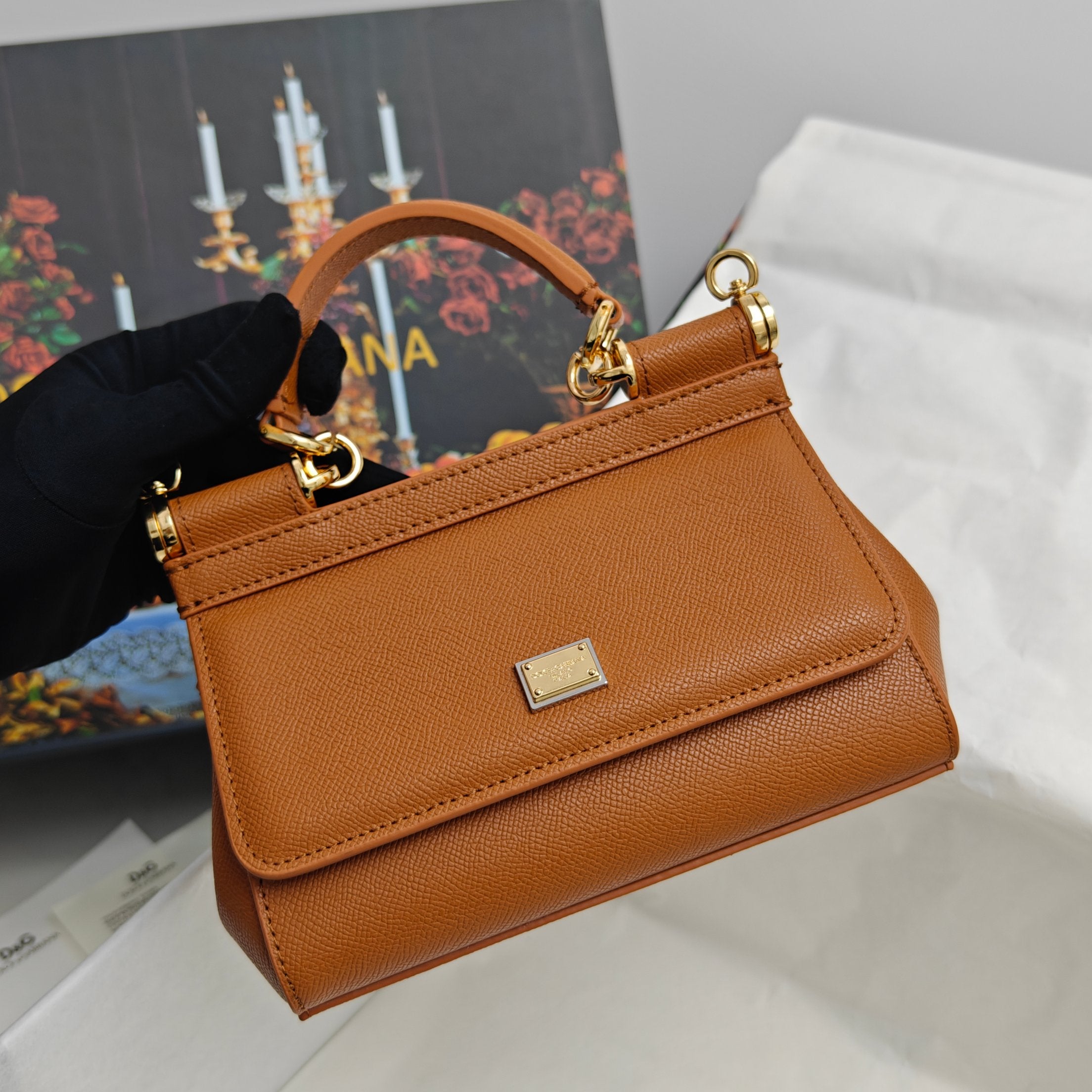 Dolce & Gabbana Classic Calfskin Handbag