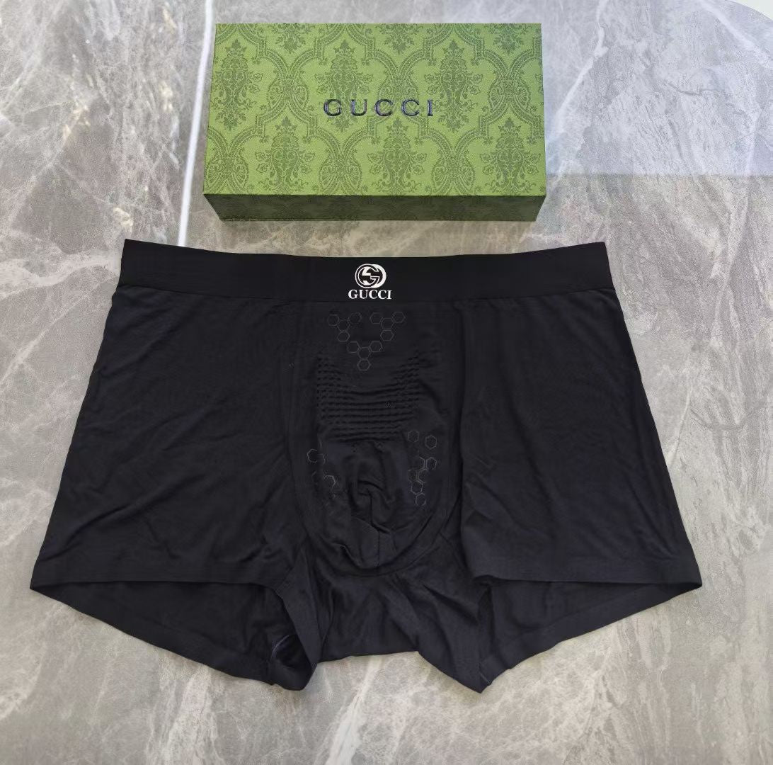 Gucci HexForm Briefs – Textured Elegance Edition