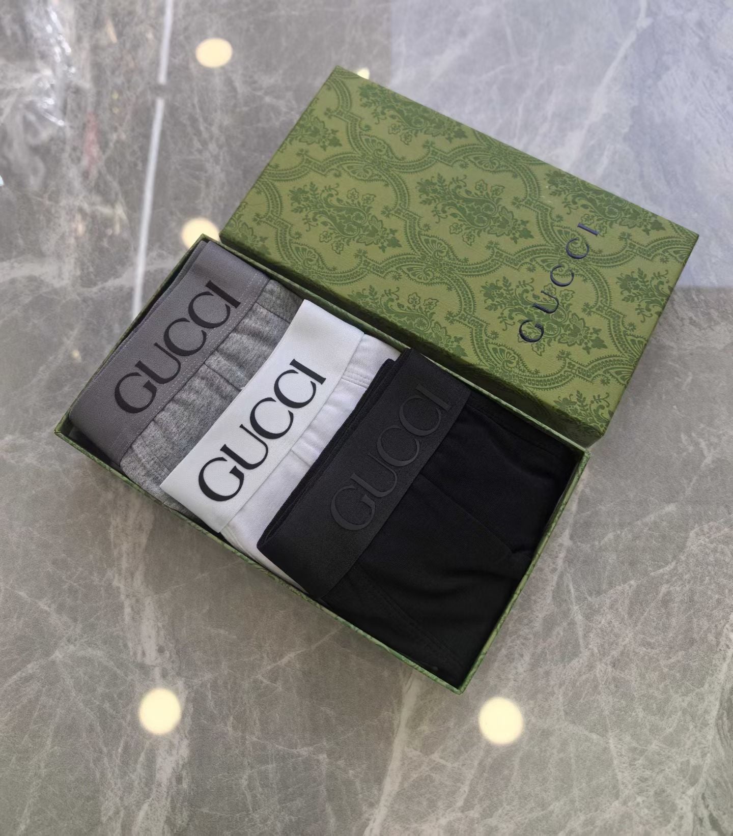 Gucci CoreLine Briefs – Monochrome Signature Edition