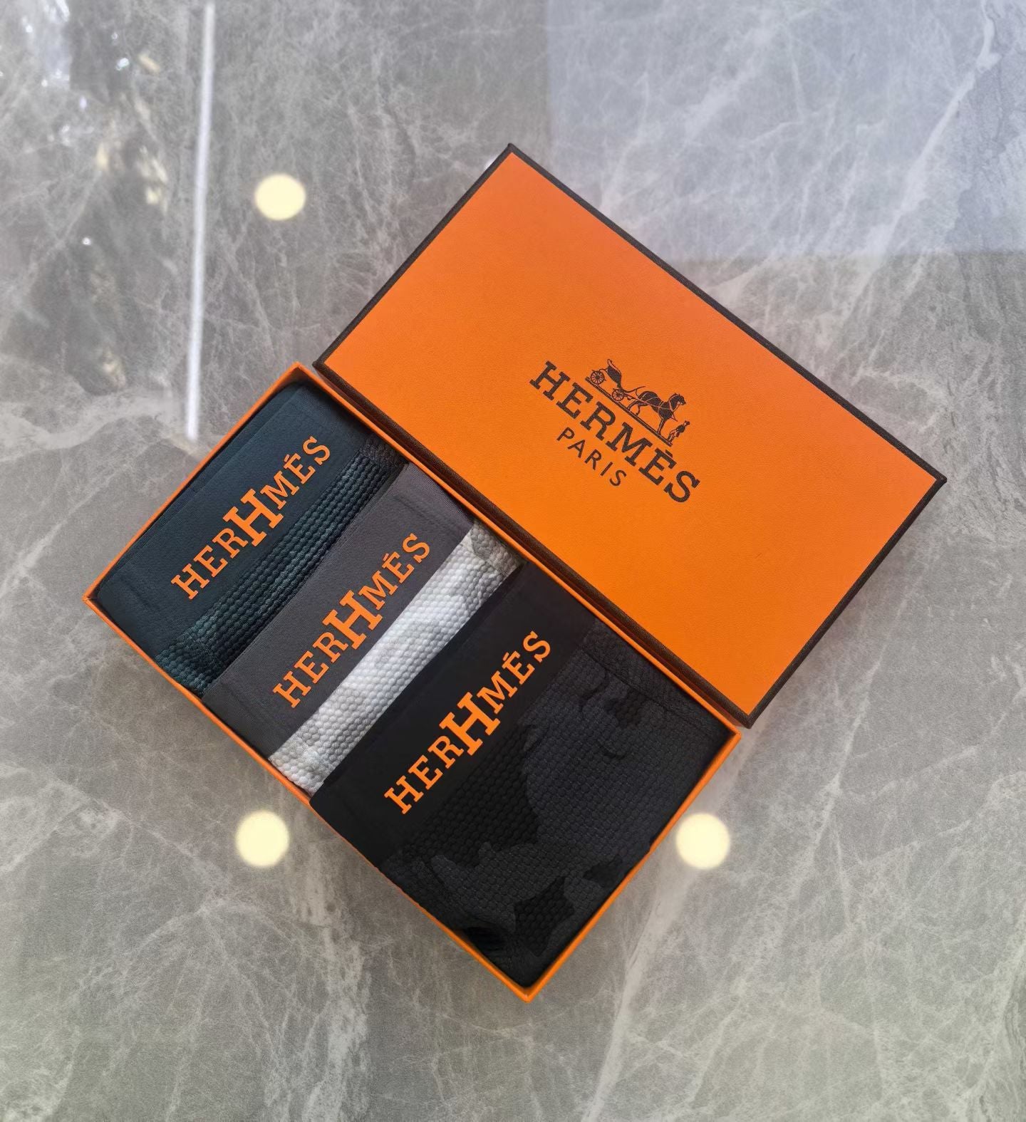 Hermès EquiBand Briefs – Carriage Crest Edition