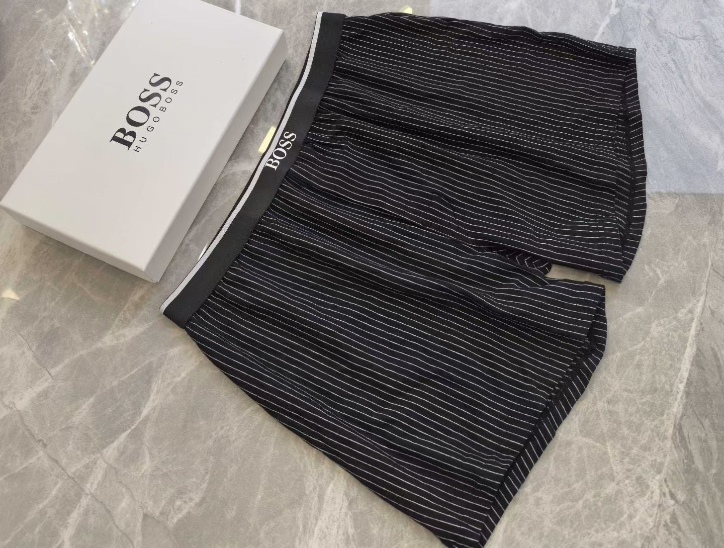 Hugo Boss StripeForm Briefs – Monochrome Heritage Edition