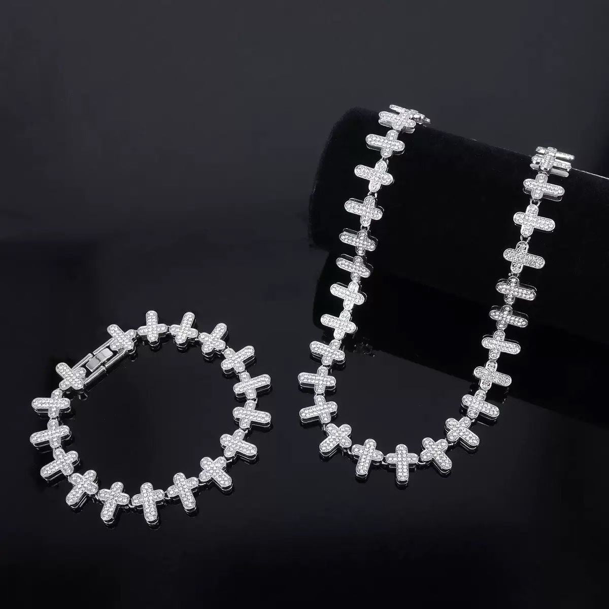 Arrow, Cross & Skull Jewelry Collection – Gold & Silver Cuban Link Necklaces & Bracelets