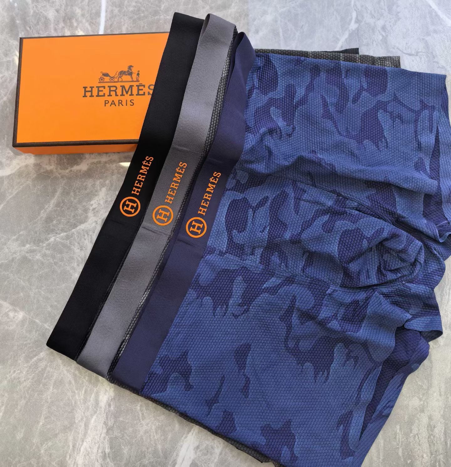 Hermès BlueCrest Briefs – Atelier Camouflage Editio