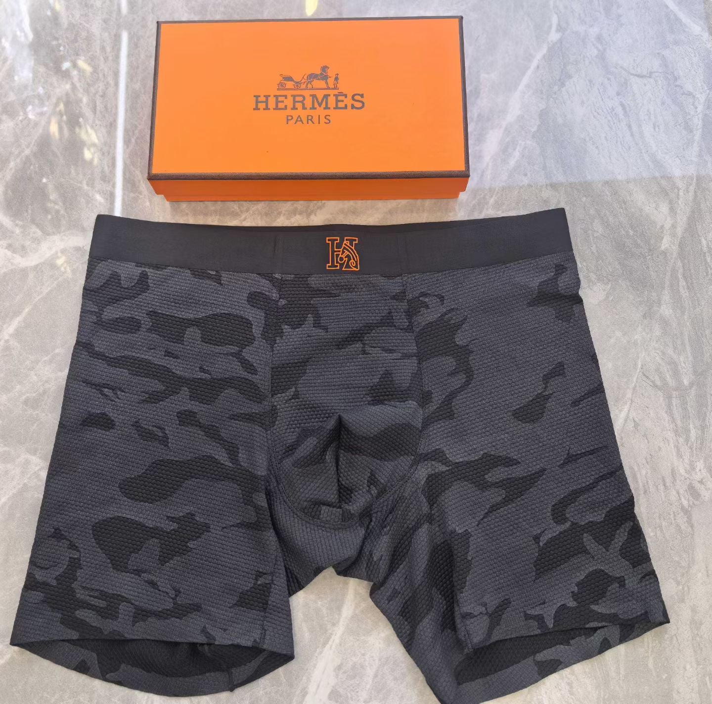Hermès Cavaluxe Briefs – Camouflage Emblem Edition