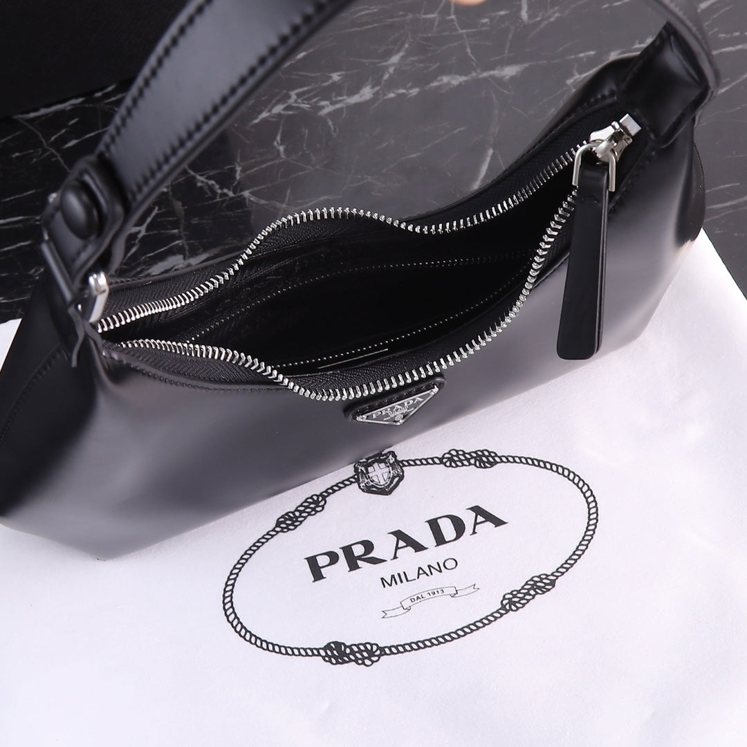 Prada Curved Shoulder Bag