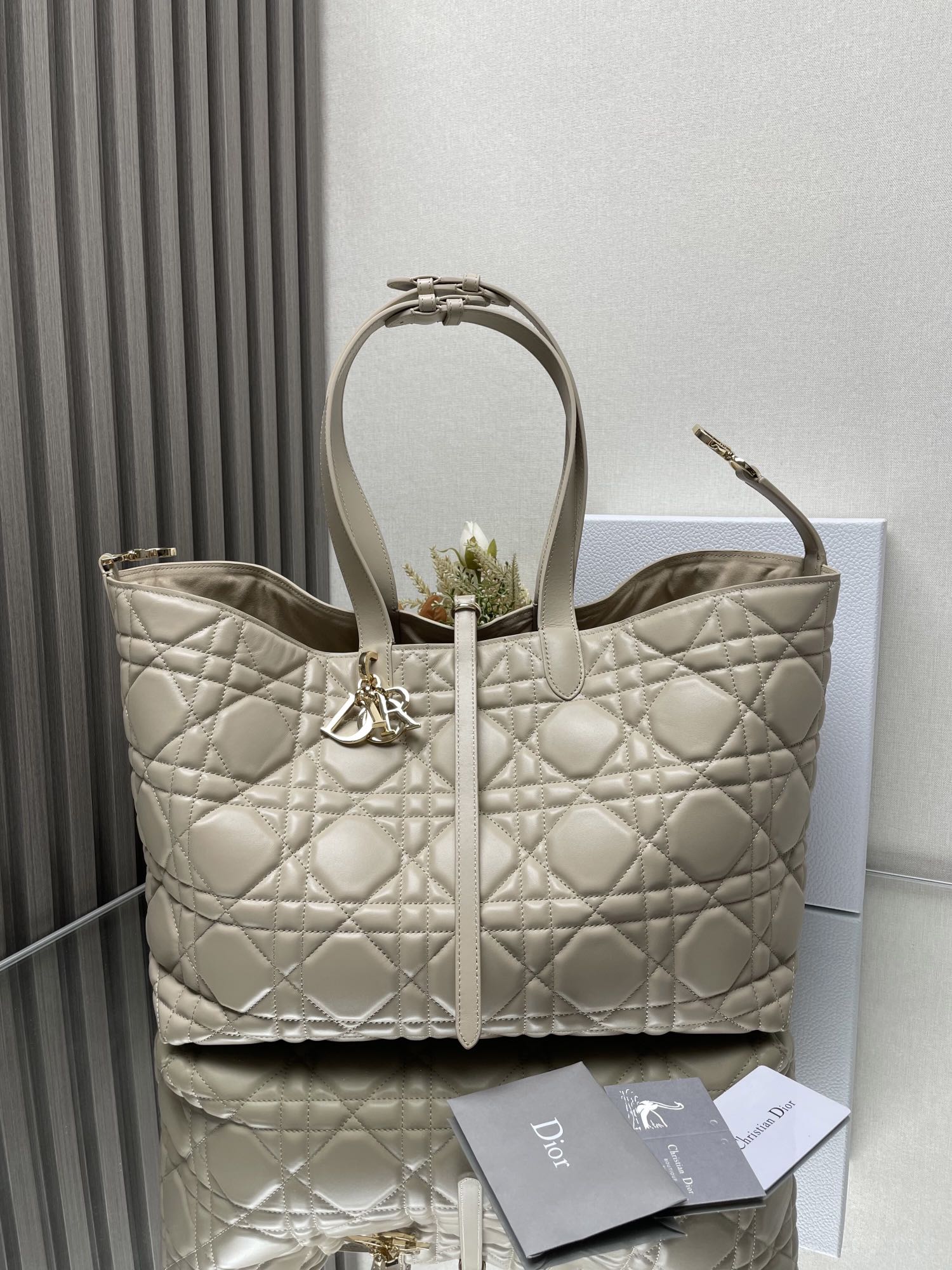 Dior Cannage Quilted Handbag