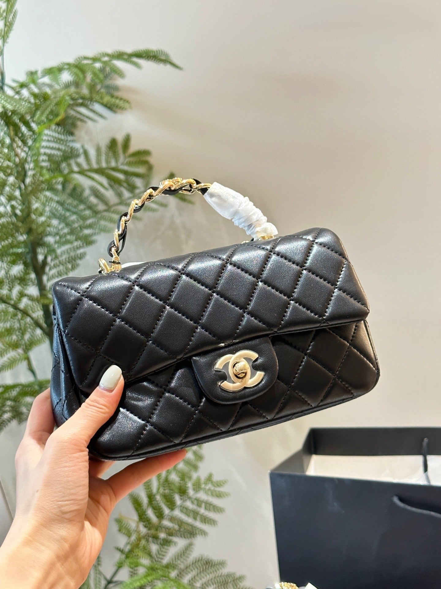 Chanel 24C Flap Bag – Quilted Leather with Gold Hardware